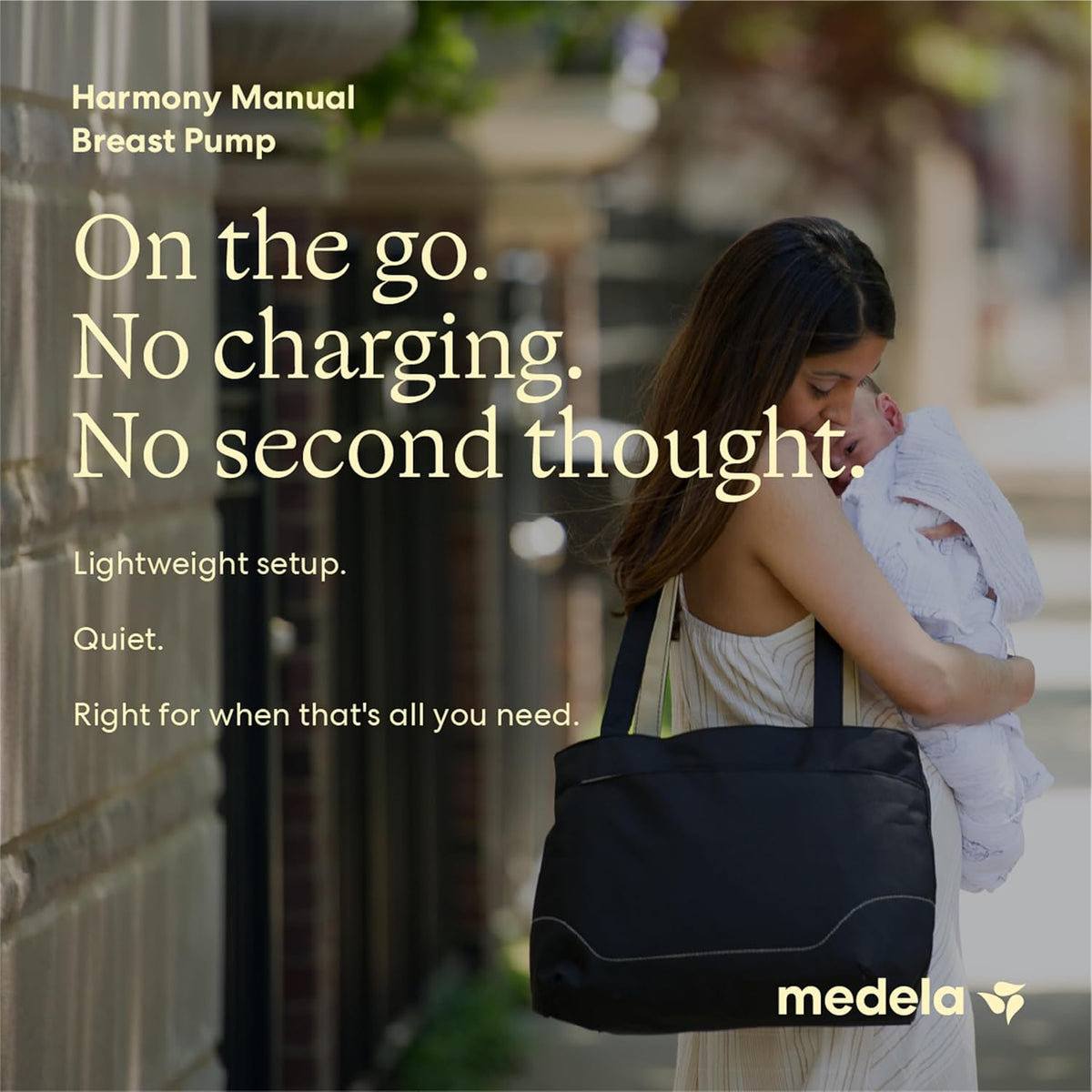 Medela Harmony Manual Breast Pump, Compact Swiss Design with PersonaFit Flex Shields and Medela's 2-Phase Expression Technology