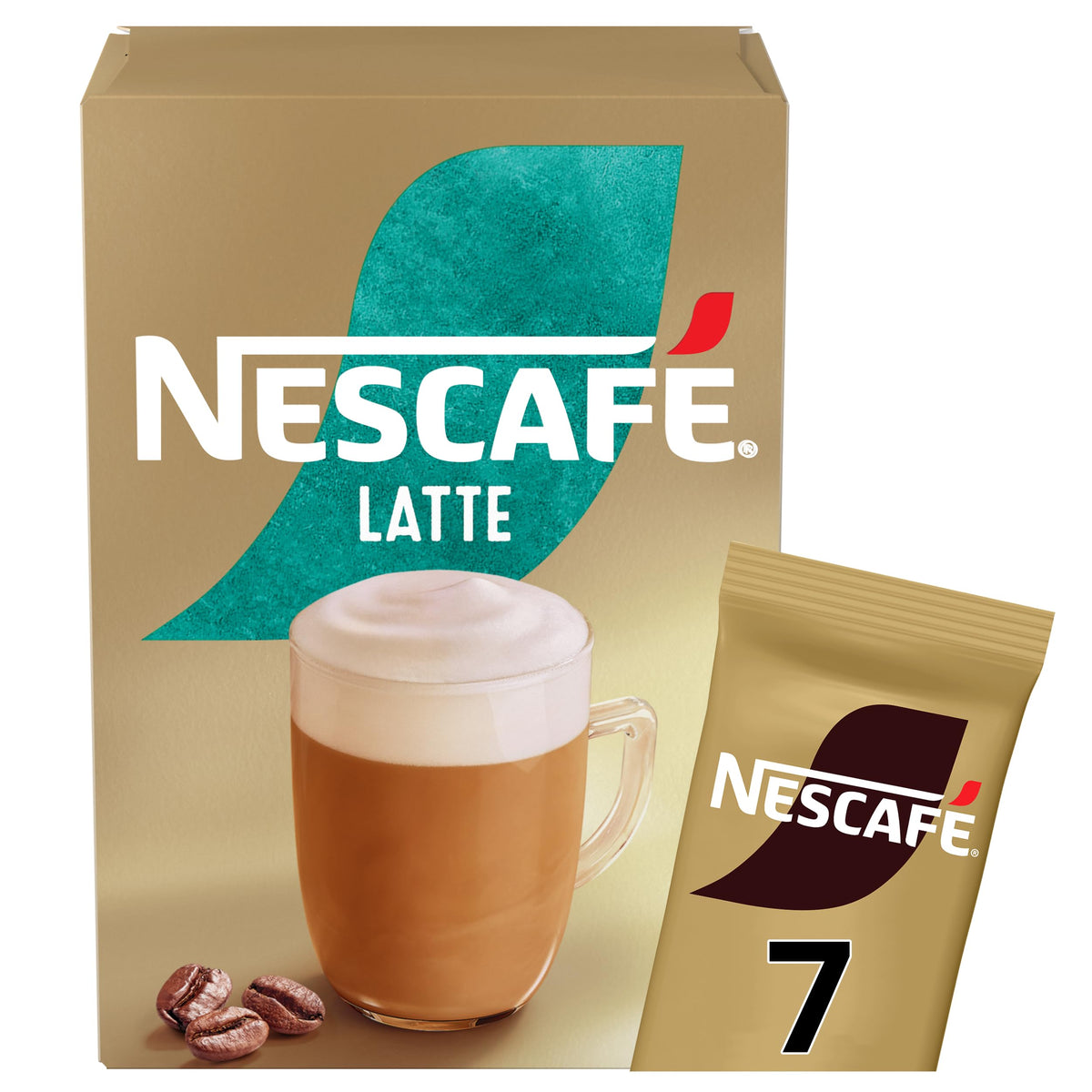 NESCAFÉ Latte Instant Coffee Sachets - 72 x 18g