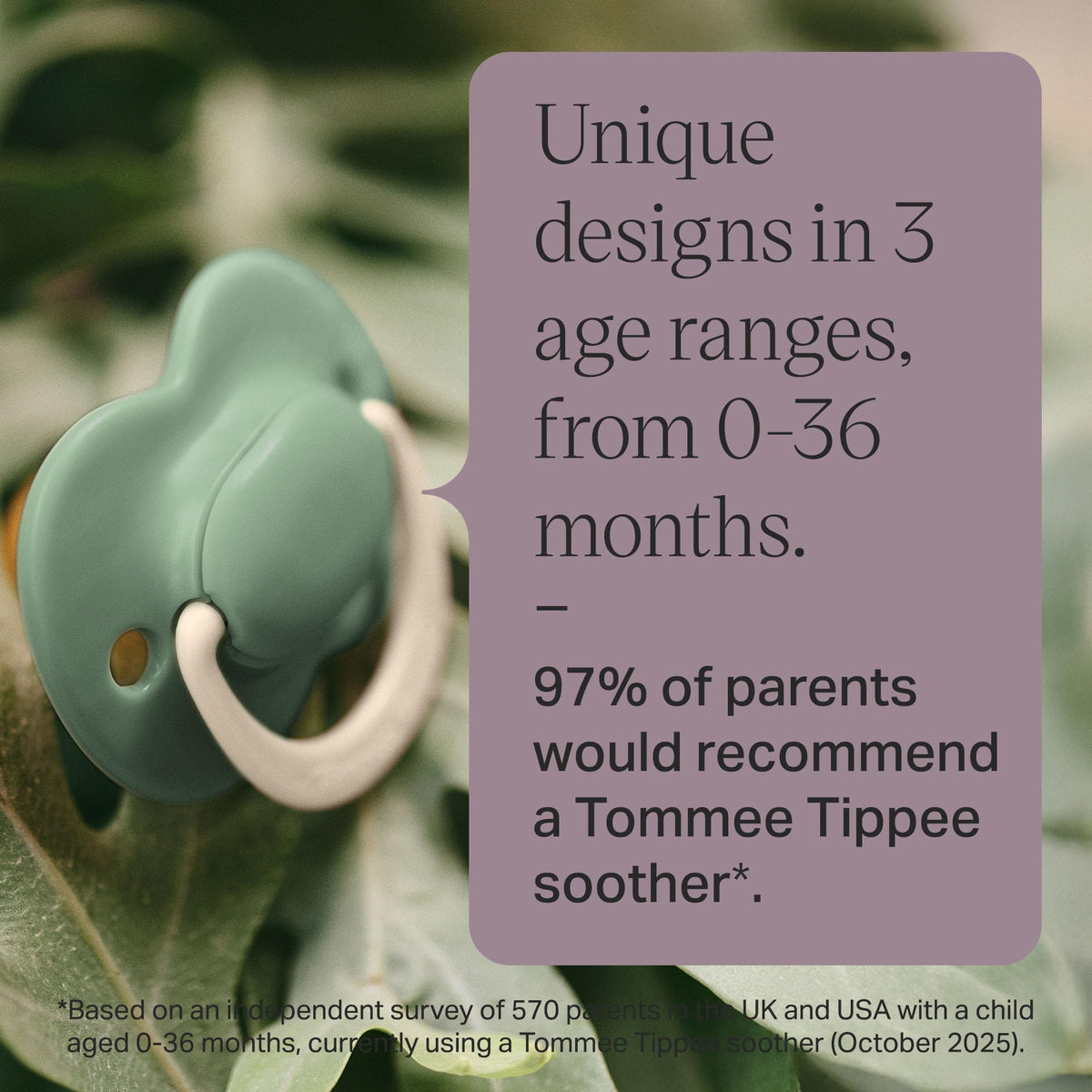 Tommee Tippee Cherry Latex Dummies, 18-36 Months, Pack of 2 Dummiess with 100% Natural Latex baglet