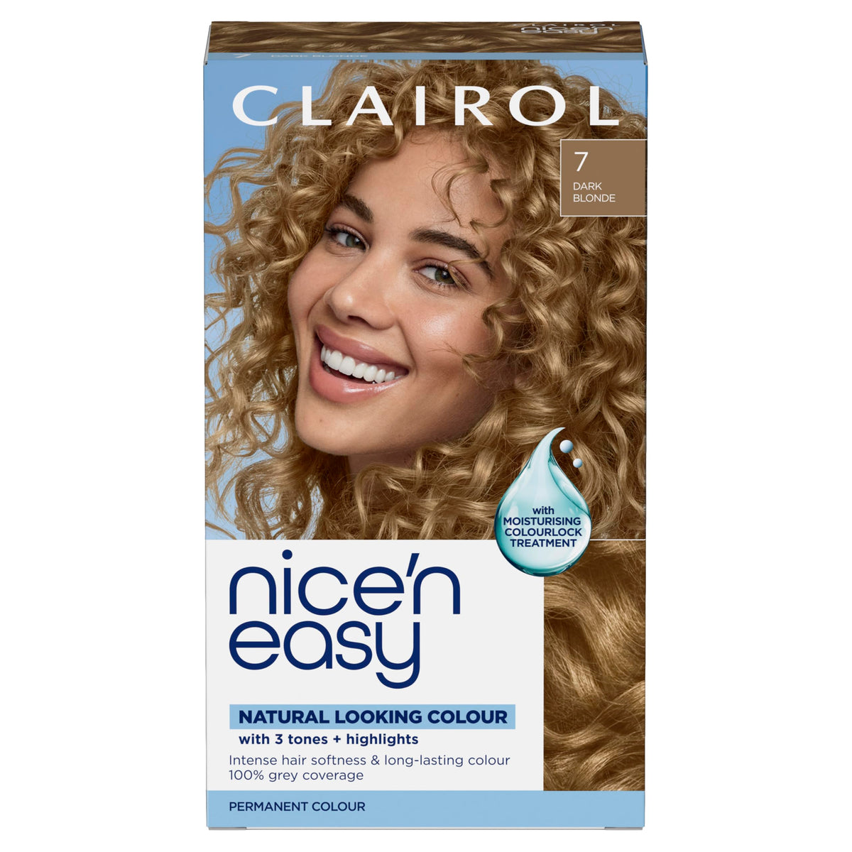 Clairol Nice'n Easy Crème Natural Looking Oil Permanent Hair Dye Infused