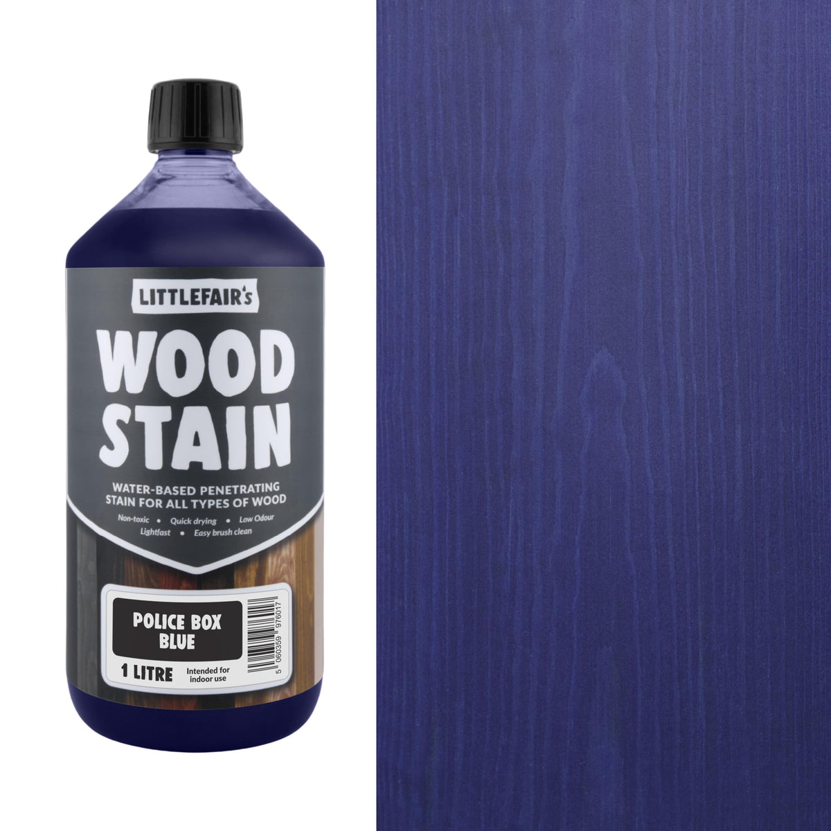 Littlefair's Wood Stain Water-Based - (Very Red Mahogany) – Non-Toxic, Eco-Friendly & Quick Drying - Easy-to-Apply, Concentrated Formula for All Wood Types – 15ml Tester Pot