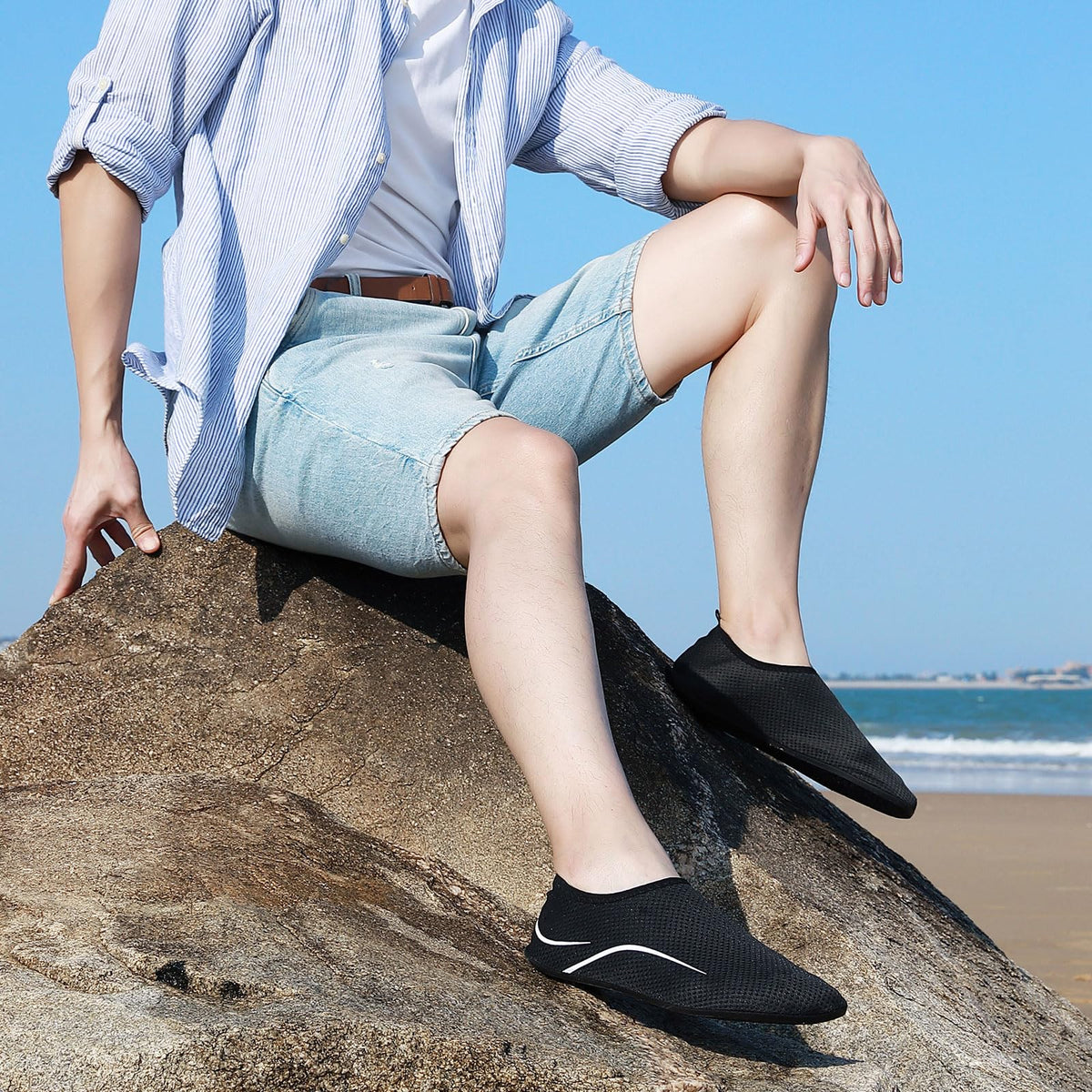 Water Shoes for Women Men Beach Quick-Dry Swim Aqua Socks Breathable Barefoot Shoes for Beach Surfing Driving Pool Yoga