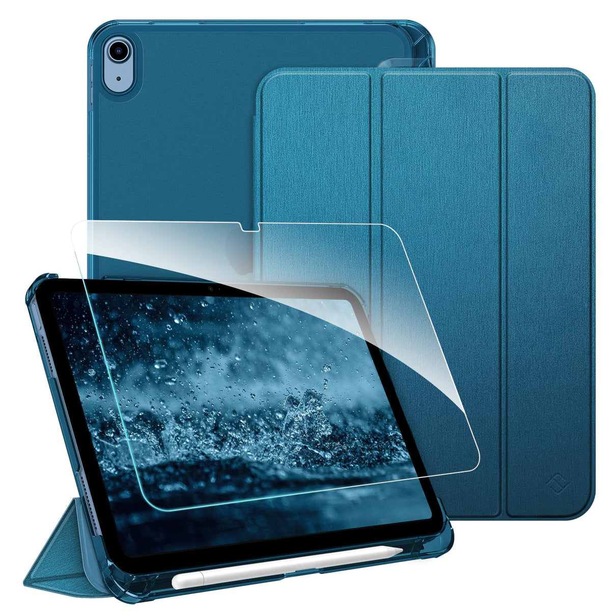 FINTIE Case & Screen Protector Set for iPad A16 11th/10th Gen 11/10.9 Inch