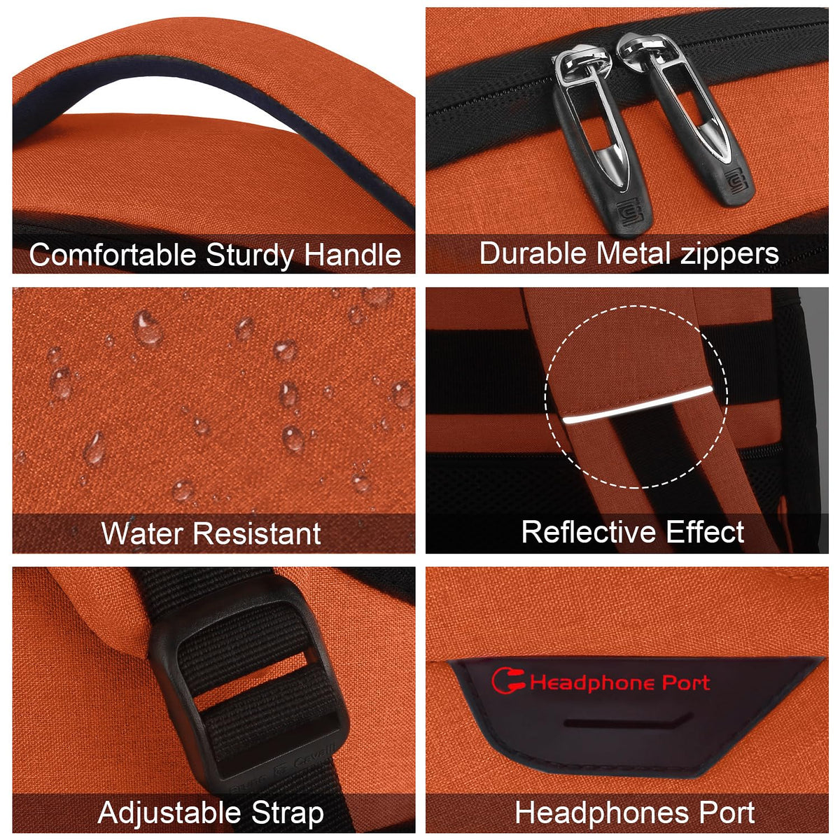 KASIBON Laptop Backpack for Men, Anti-Theft Travel Backpack Business