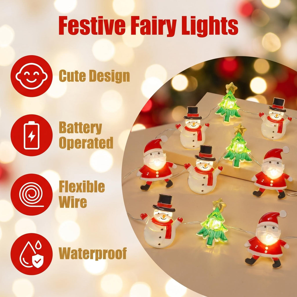 2M 20 LED Pink Cherry Blossom Fairy Lights, Battery Operated Flower String Lights for Bedroom Decor, Indoor Spring and Christmas Decorations, Girls Room Gift (Flowers)