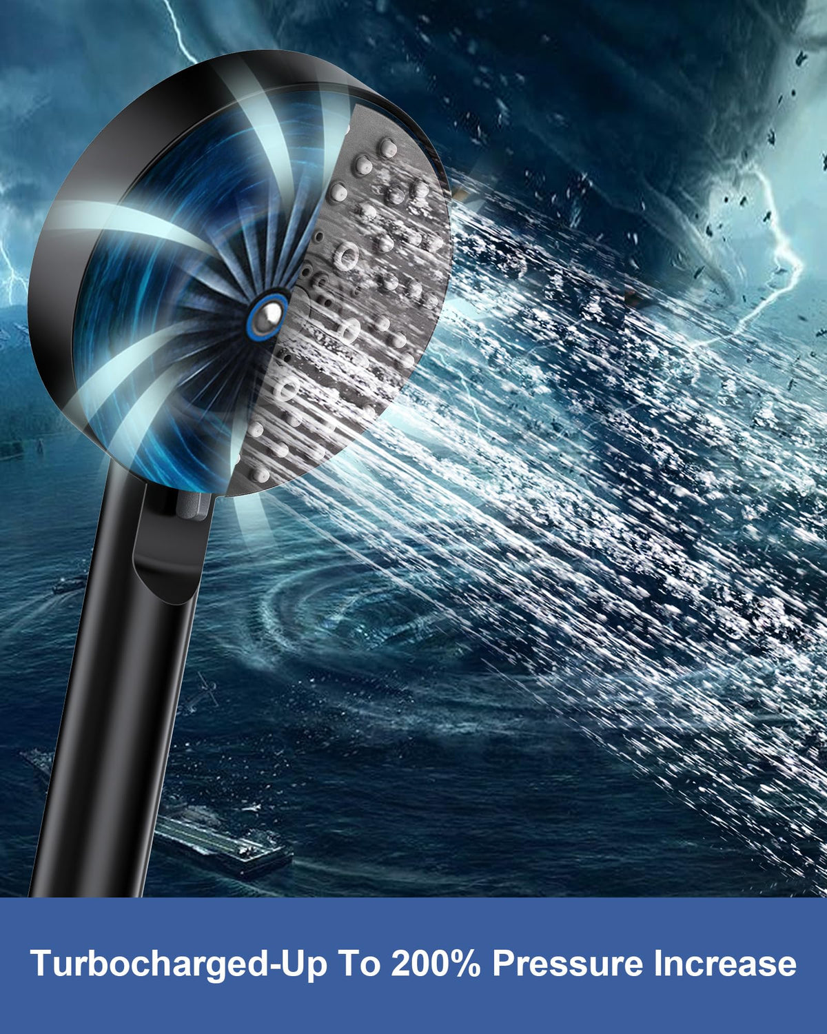 Magichome Shower Head, High Pressure Shower Head with 5 Spray Modes