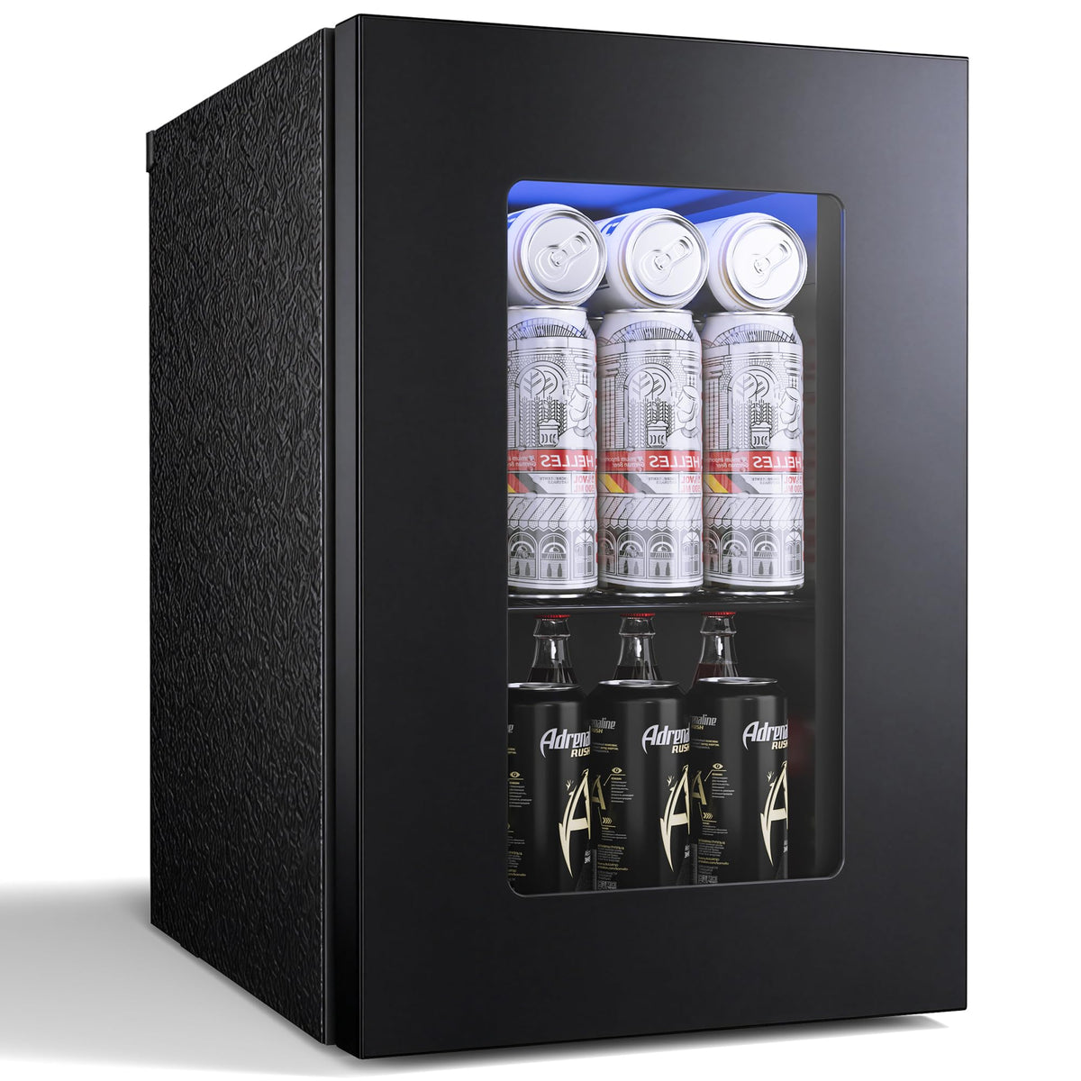 TRIUMPHKEY 90L Drinks Fridge with Glass Door, Beverage Cooler
