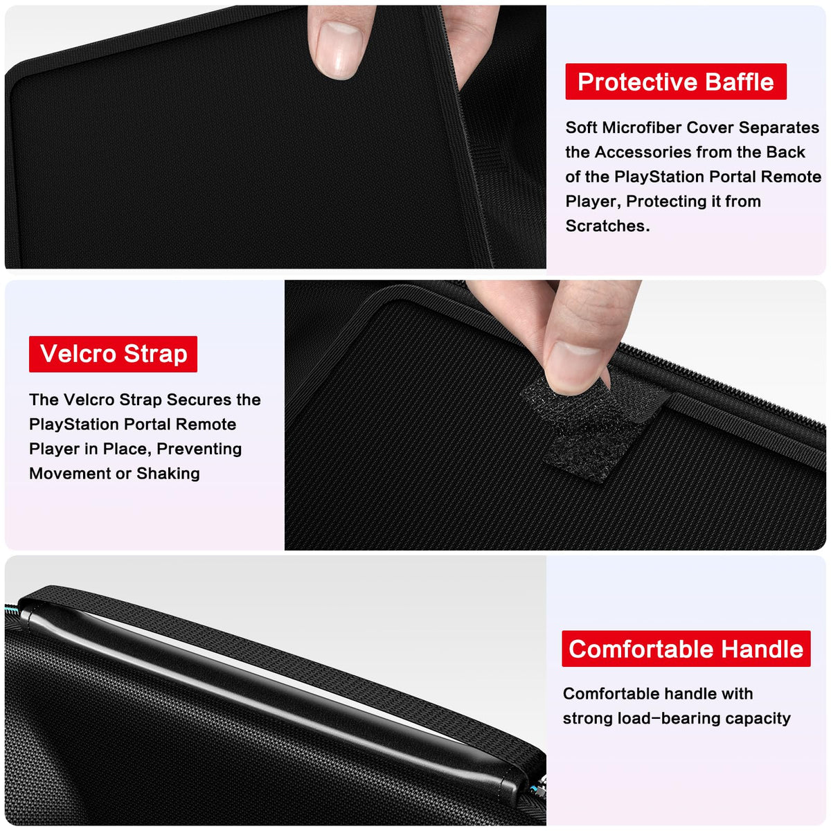 ivoler Carry Case for Nintendo Switch 2 (2025 Model) – Protective Portable Hard Shell Pouch Carrying Travel Game Bag for Nintendo Switch 2 Accessories Holds 12 Game Cartridge– Black