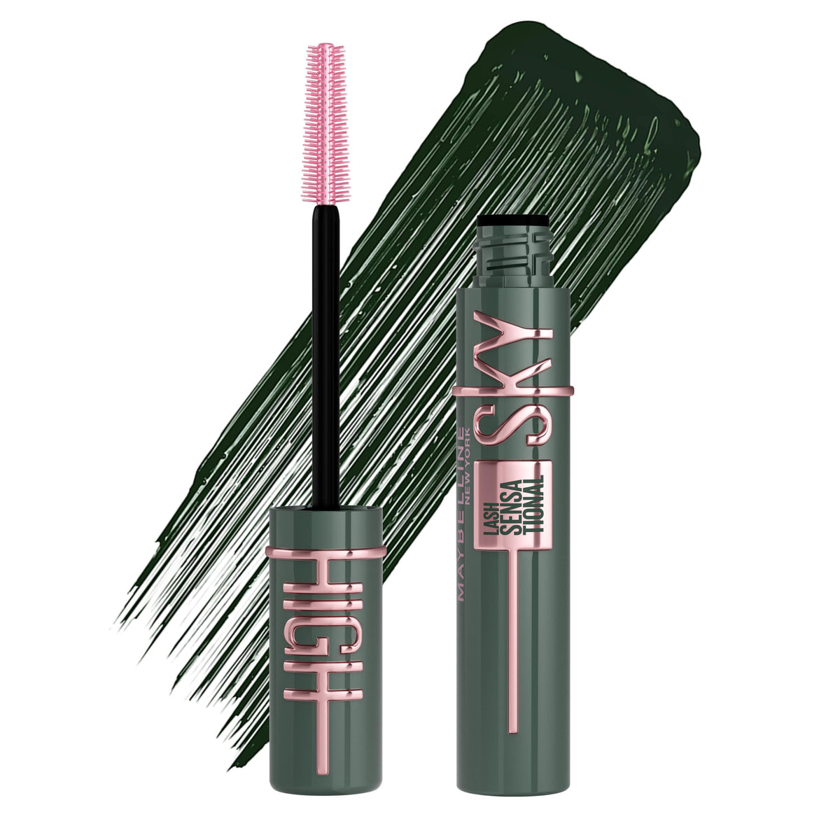 Maybelline Mascara, Lash Sensational Sky High Volumizing Thickening, Black