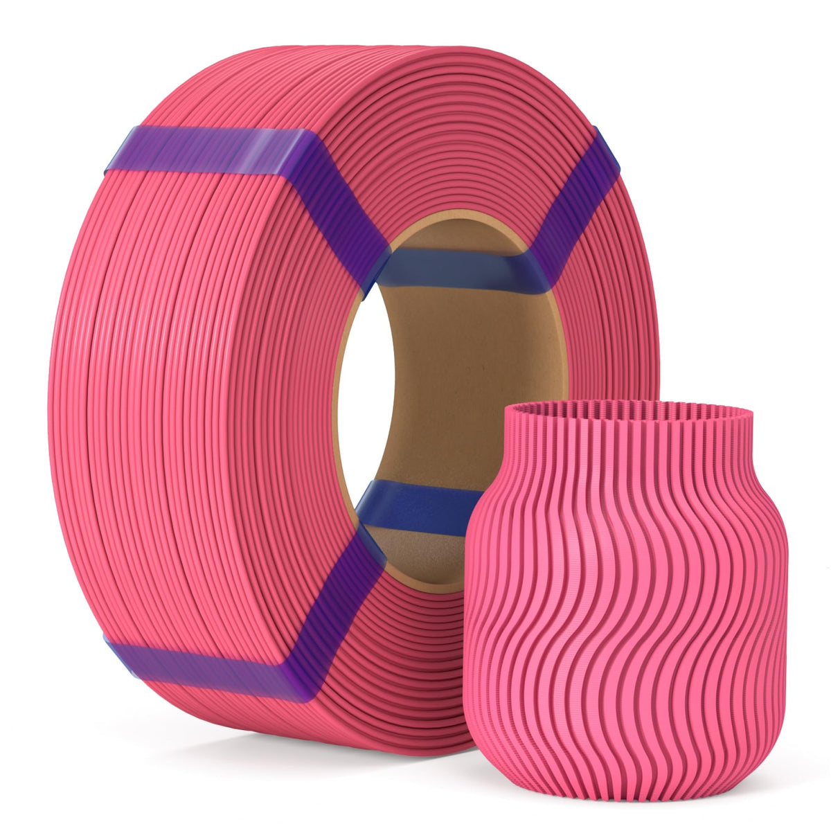 ELEGOO PLA Basic Refill 3D Printer Filament 1.75mm Red 1KG, Easy Storage