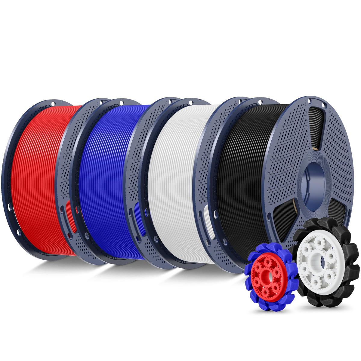 SUNLU Upgrade PLA+2.0 Filament, Next-Gen PLA+ 3D Printer Filament 1.75mm