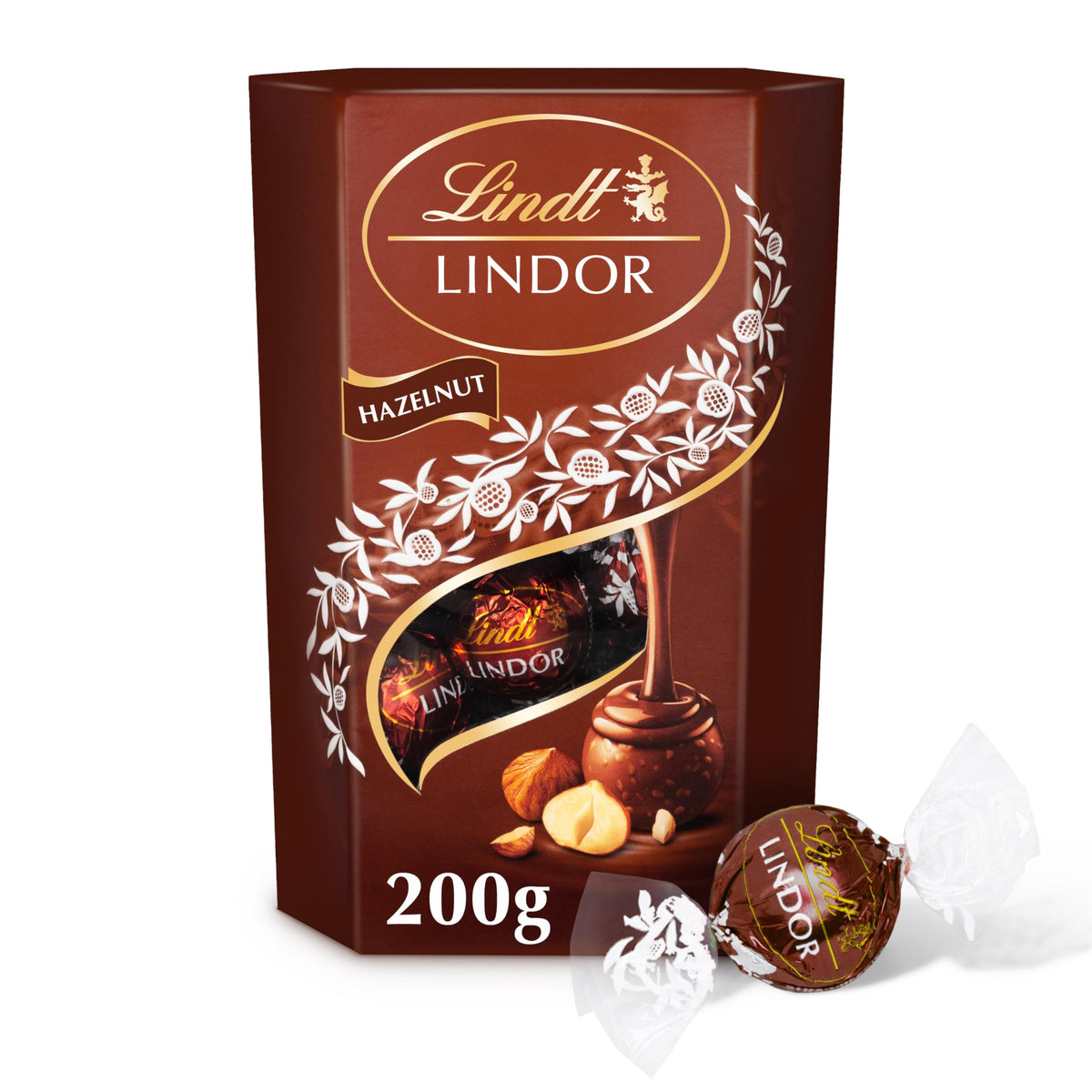 Lindt Lindor White Chocolate Truffles – 200g Box (Approx. 16 Balls) – Smooth Filling – Gift, Birthday, Congratulations Treat