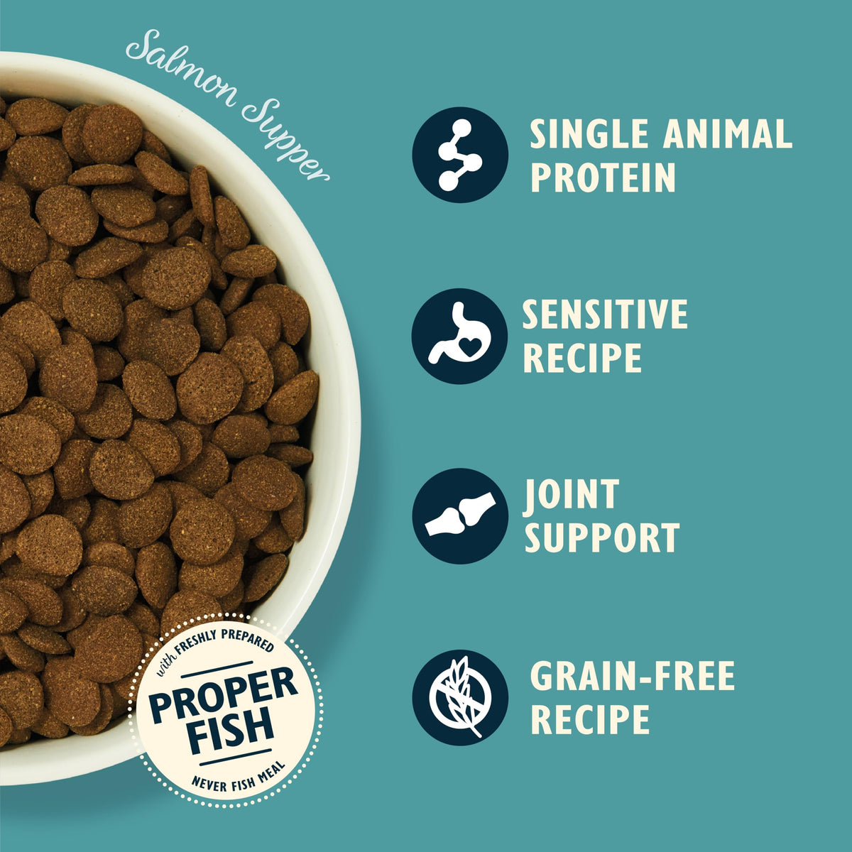 Lily's Kitchen Made with Natural Ingredients Adult Dry Dog Food Chicken & Duck Grain-Free Recipe 2.5kg Bag