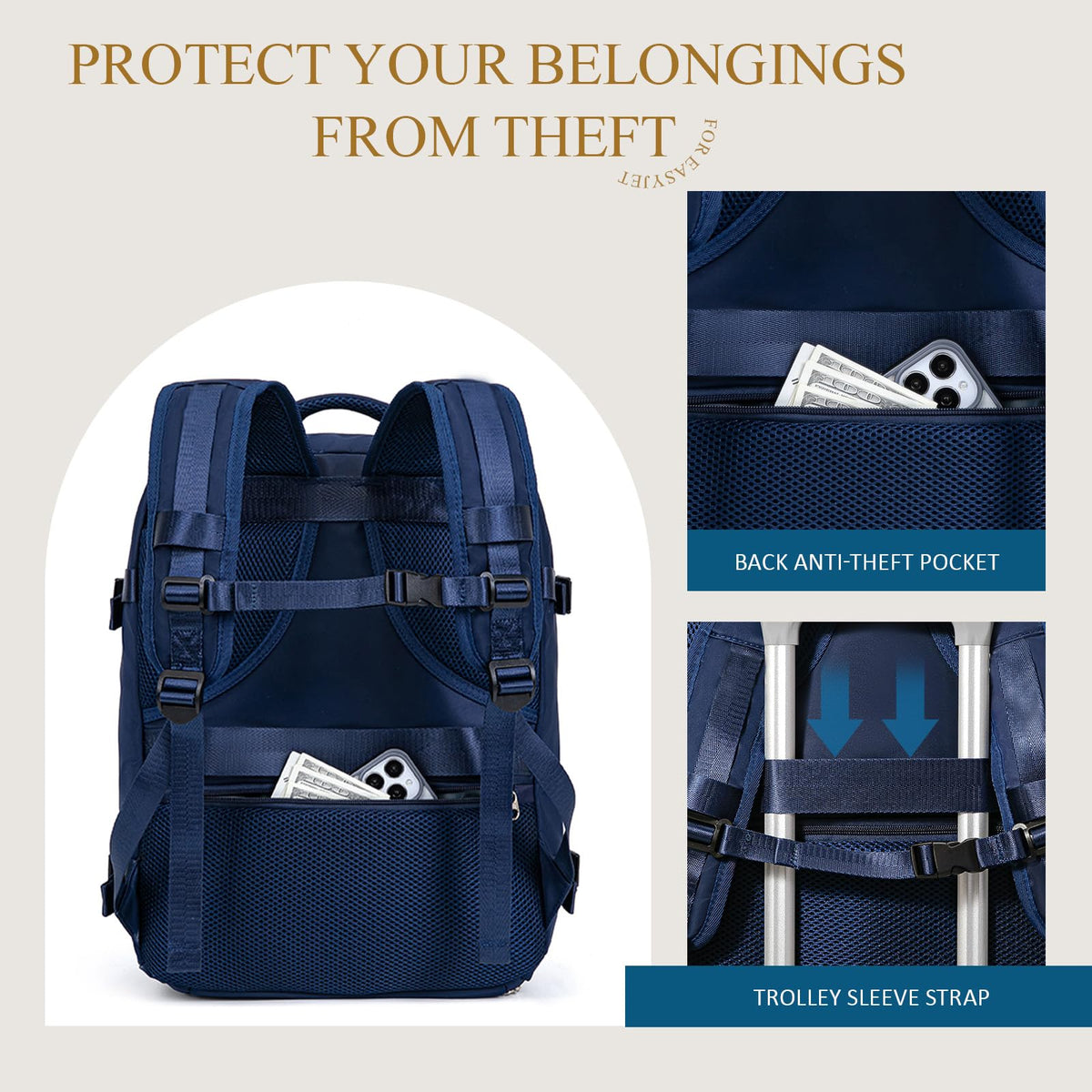 Lossga for Ryanair Cabin Bags 40x30x20,Cabin Bag Travel Backpack