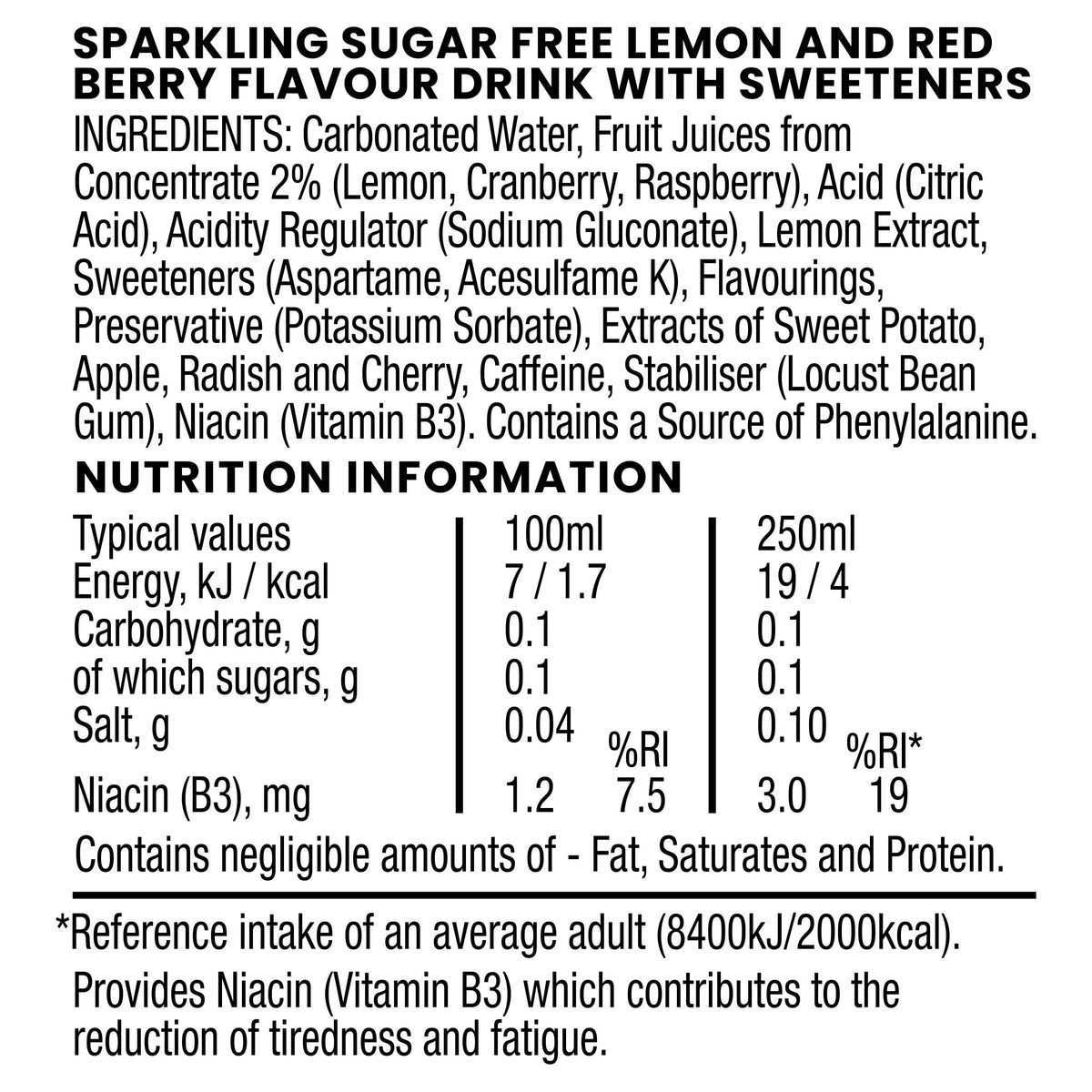 Lucozade Energy Zero Pink Lemonade 380ml (Pack of 4)