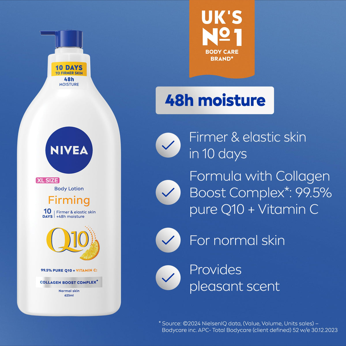 NIVEA Rich Nourishing Body Lotion, 625 ml