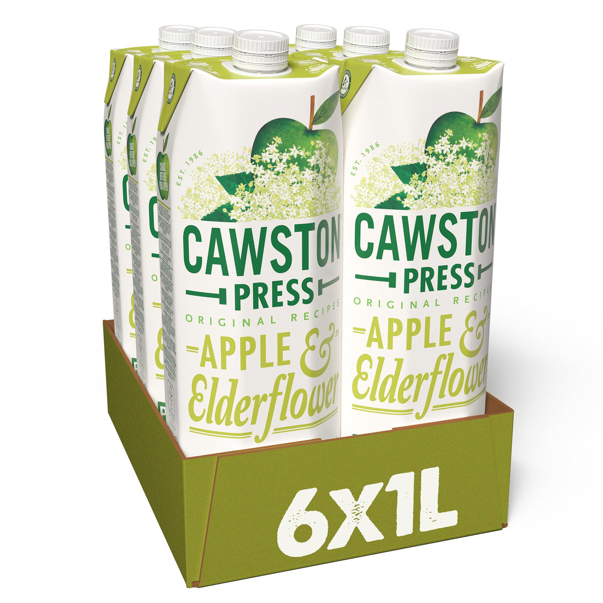 Cawston Press Brilliant Beetroot Pressed Juice 1 litre (Pack of 6) - Pure Pressed Beetroot, Vegan, No Added Sugar