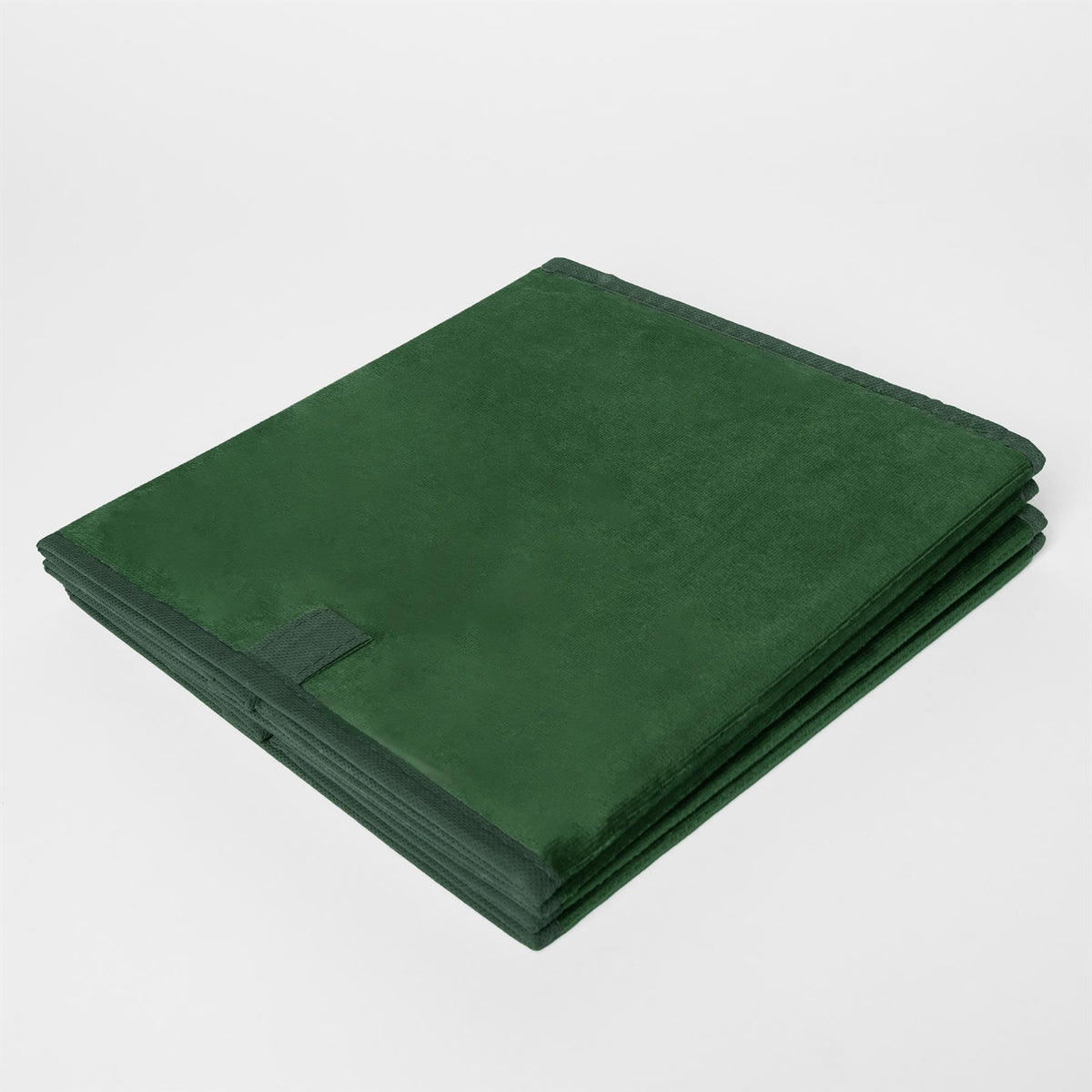 OHS Multi Pack of Matte Velvet Storage Boxes Stylish Foldable Set Square Cube
