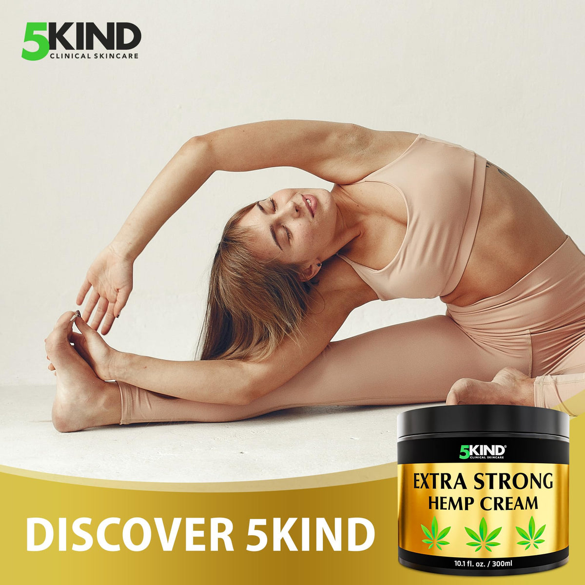 5Kind Extra Strong Hemp Cream 100ml - Hemp and Arnica Cream