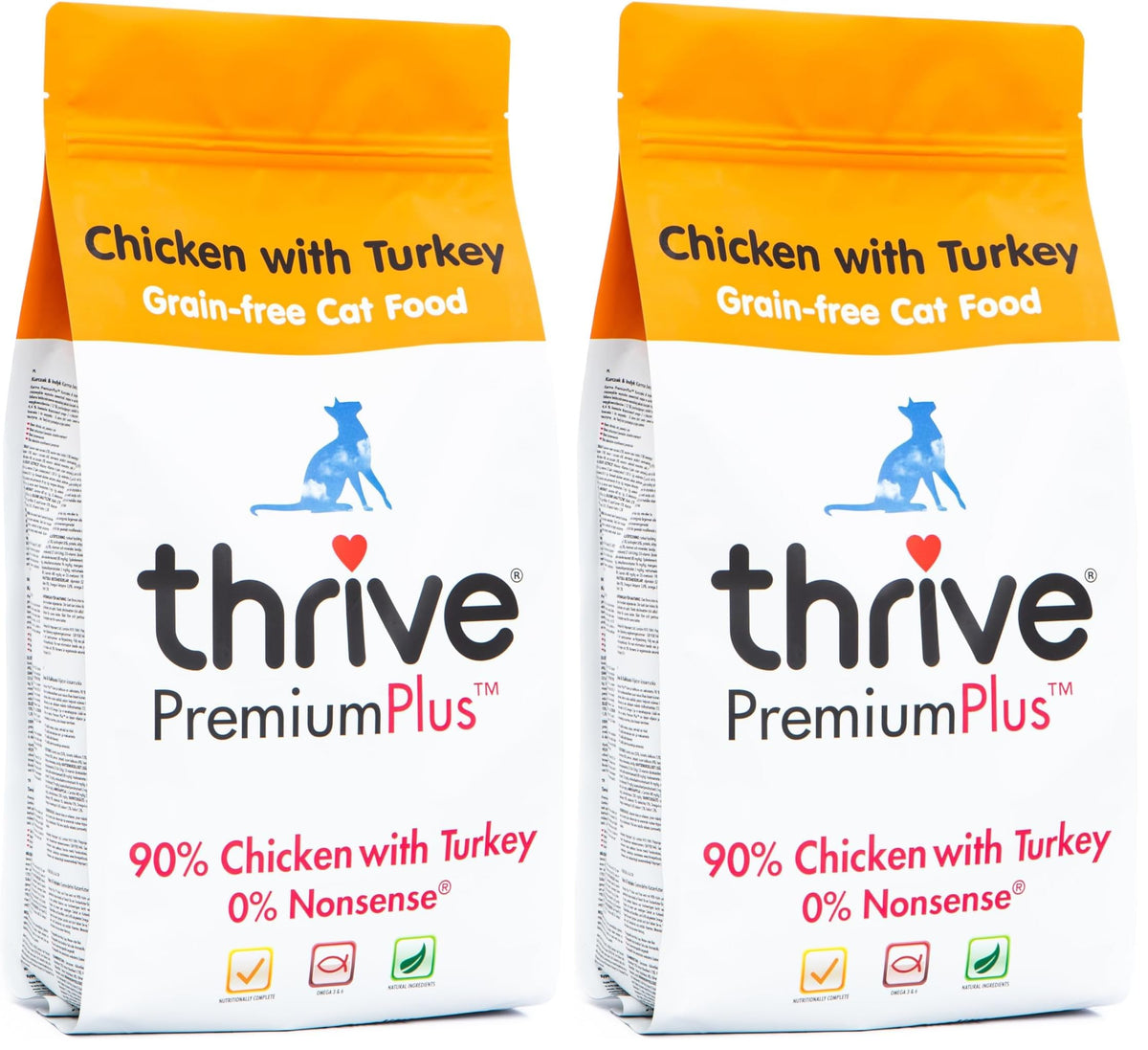 thrive Cat PremiumPlus Dry Food- CHICKEN with TURKEY 1.5kg