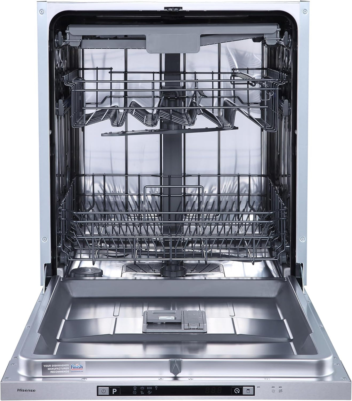 Hisense Fully Integrated Standard Dishwasher - Silver with Fixed Door Fixing Kit HV623D15UK - D Rated