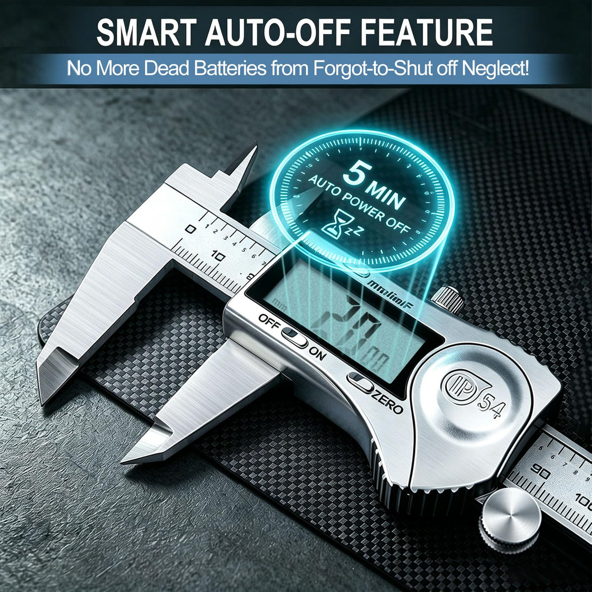 Kynup Digital Caliper 150mm, 6 inch Digital Vernier Caliper with LCD Screen