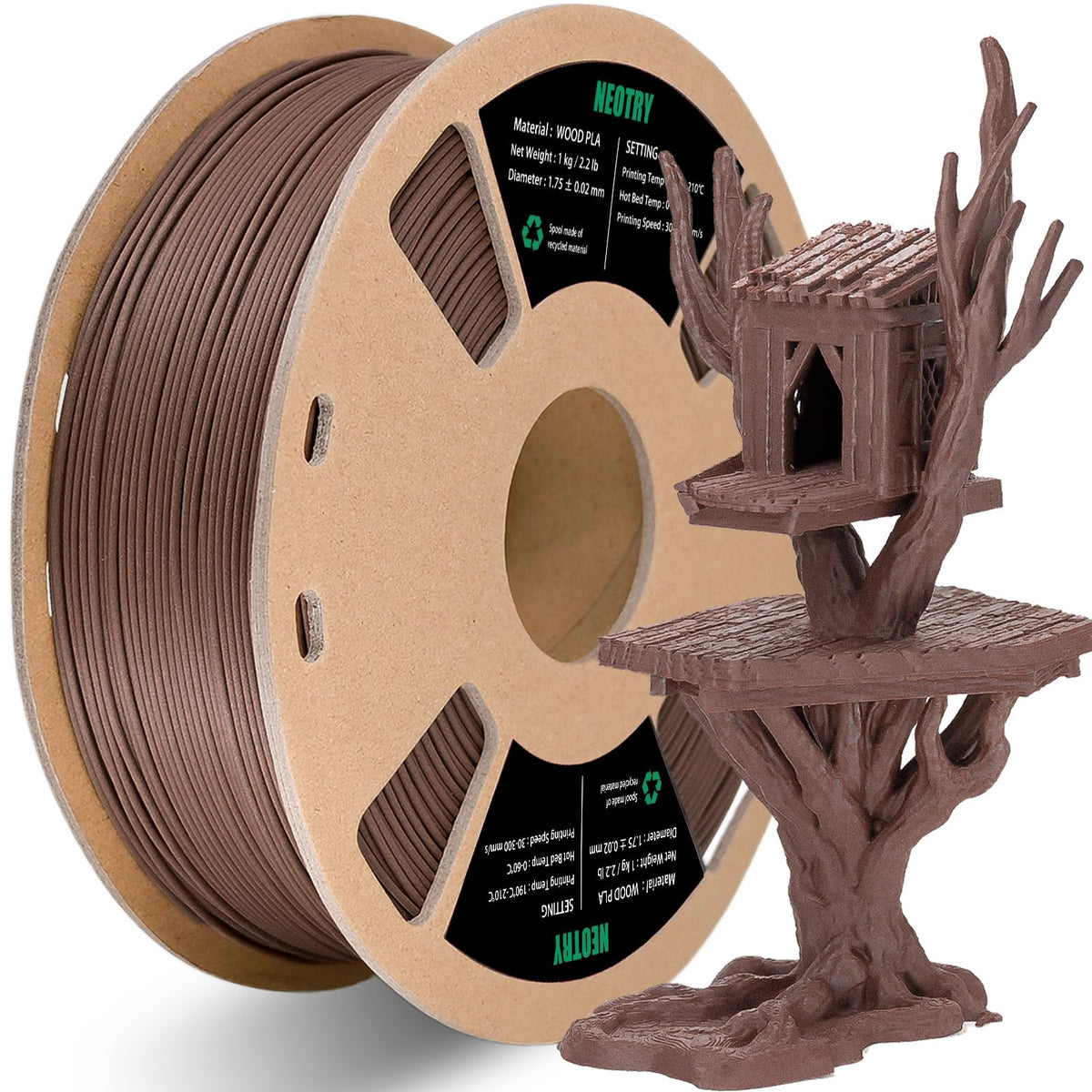 Silk Tri Colour PLA Filament 1.75mm 1kg, Multicolor 3D Printer Filament, Filament 3D Printing Materials for Most FDM 3D Printer, Silk PLA Red Yellow Blue, Rainbow PLA Filament 1.75mm ± 0.02