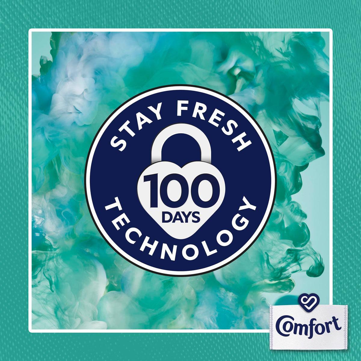 Comfort Perfume Creations Passion Bloom Fabric Conditioner Motion-Activated Fragrance Technology 100 Days of Freshness 30 washes (900 ml)