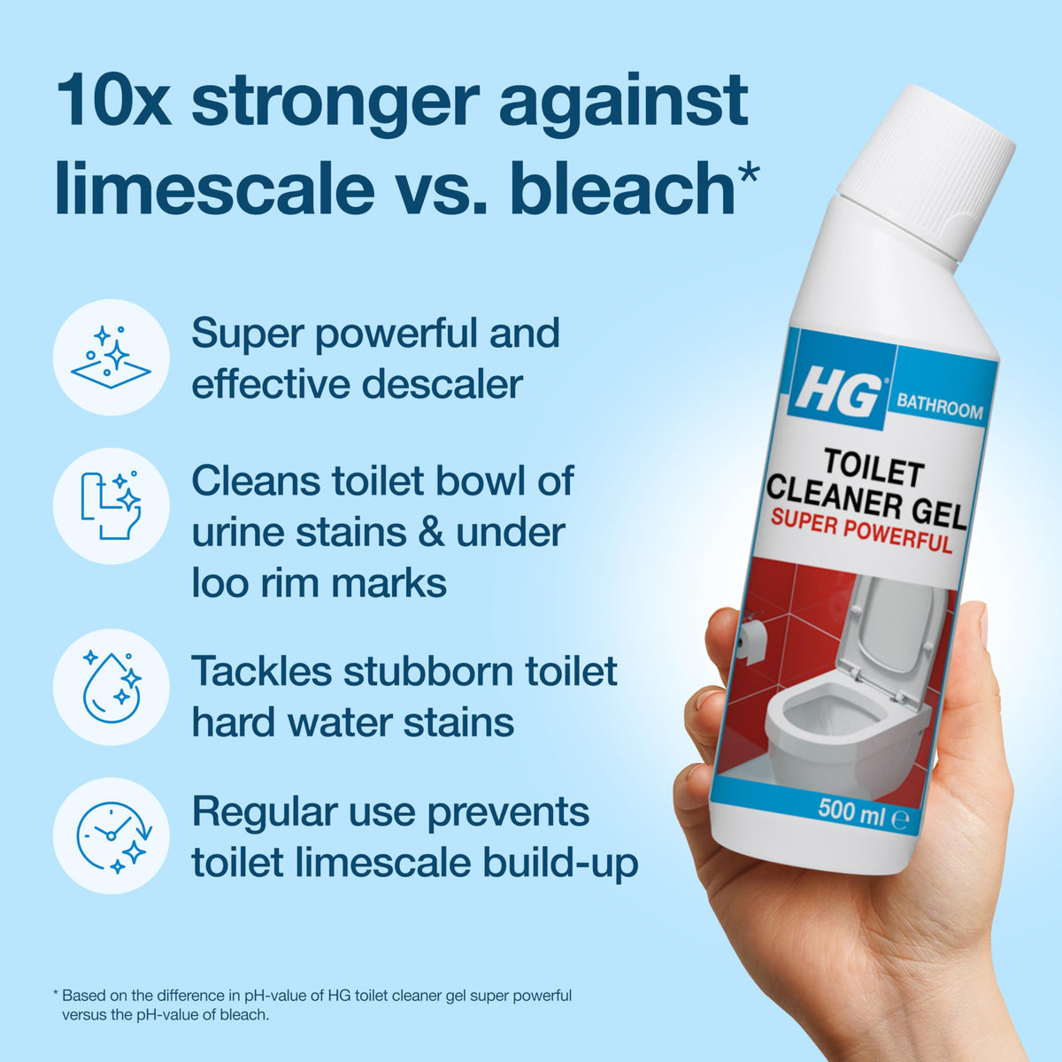 3X HG Super Powerful Toilet Cleaner