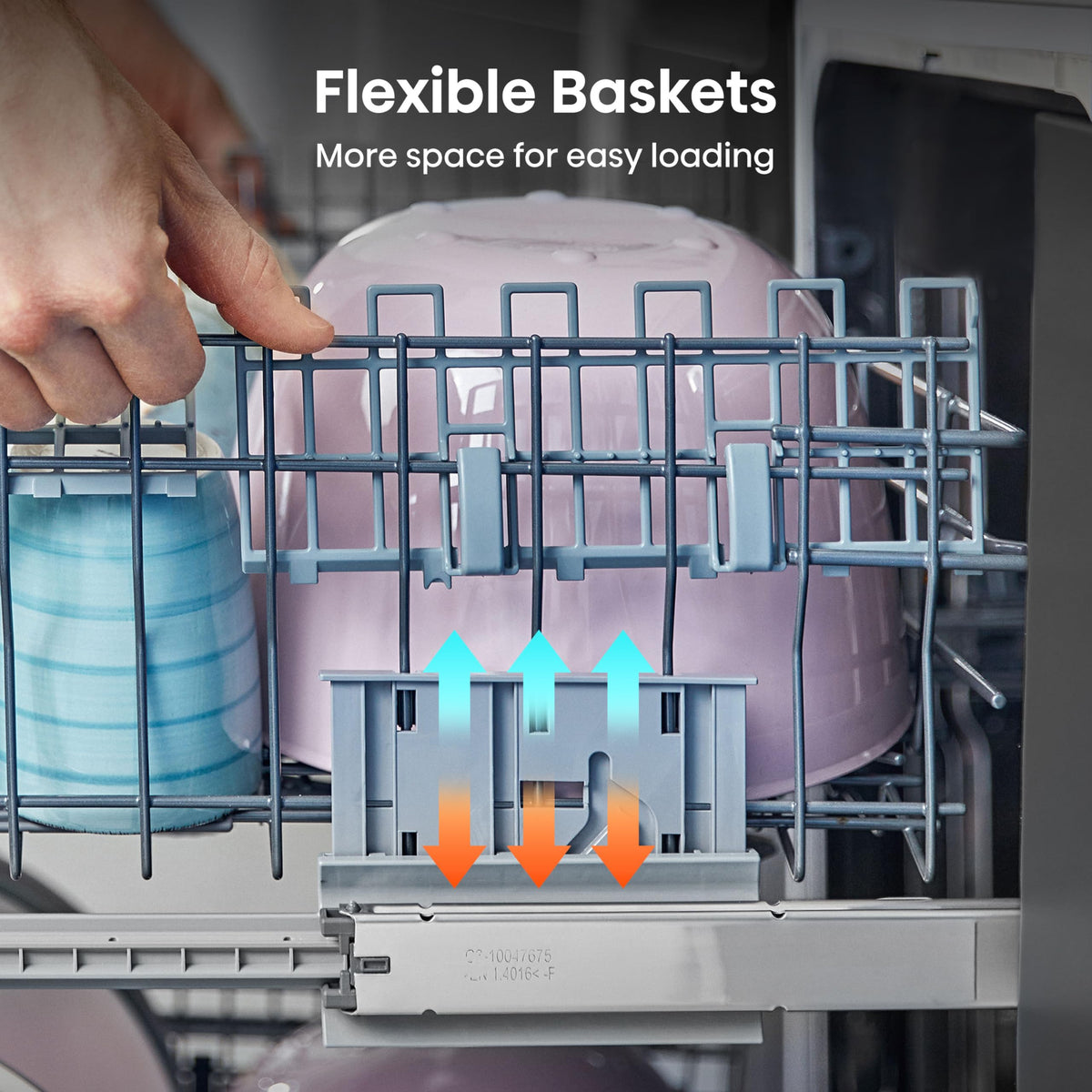 Hisense Fully Integrated Standard Dishwasher - Silver with Fixed Door Fixing Kit HV623D15UK - D Rated