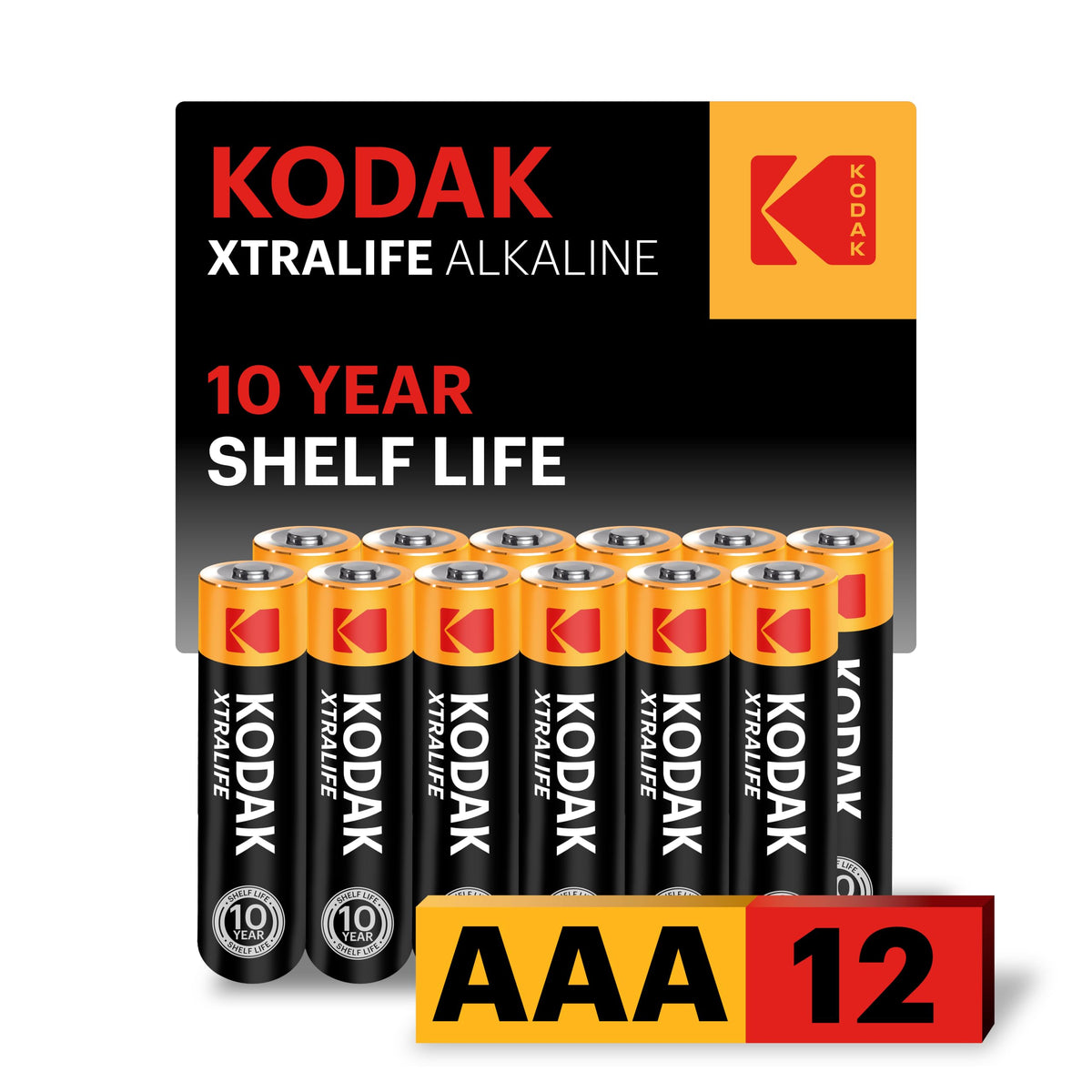 KODAK AAA Alkaline Batteries (24 Pack) Triple A Battery, LR03 1.5V