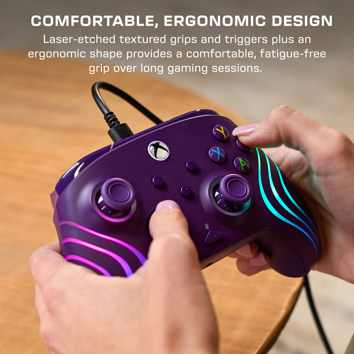 Turtle Beach Afterglow Wave Wired RGB Gaming Controller for XBOX & PC