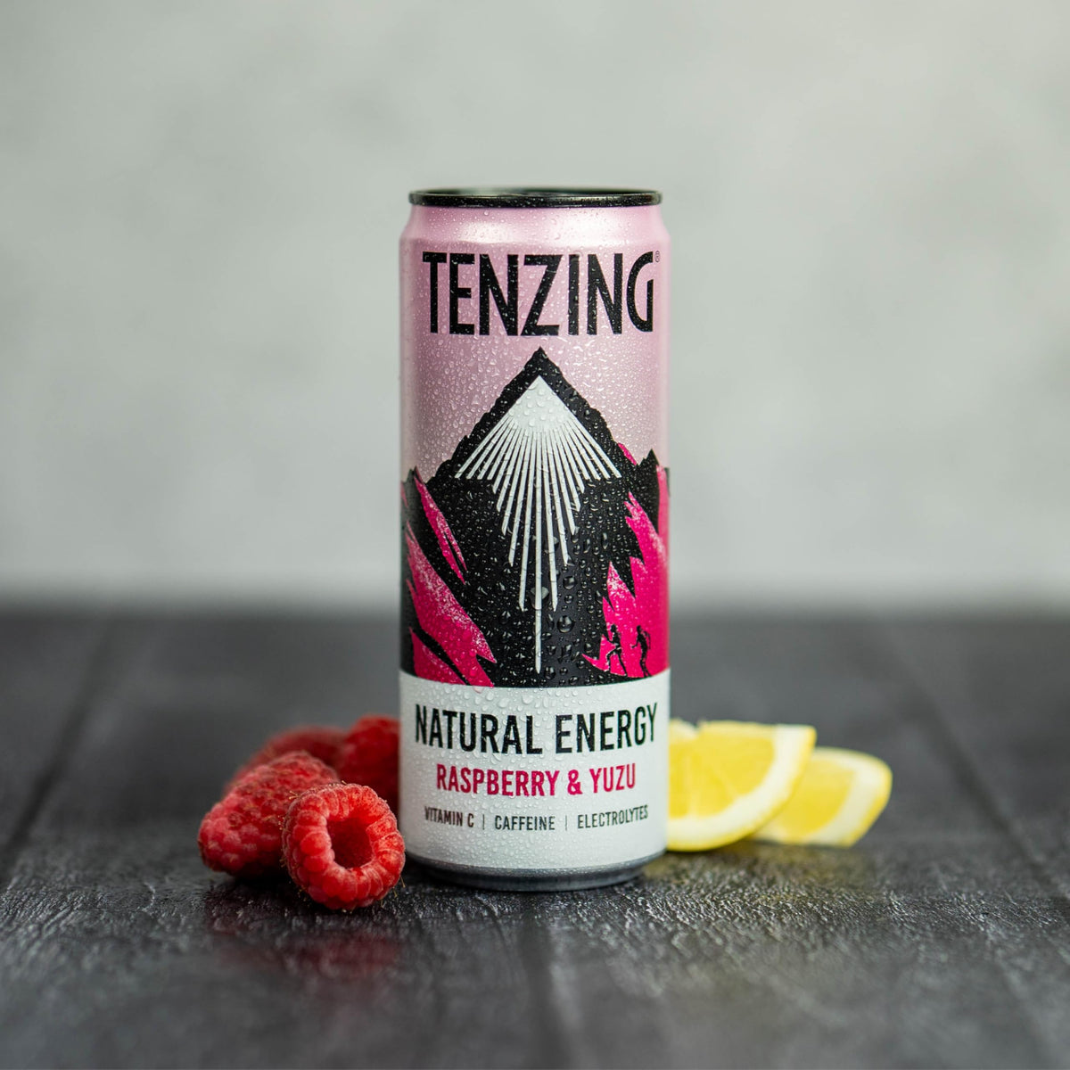 TENZING Natural Energy Drink, Plant Based, Vegan, & Gluten Free, +BCAA, Apple & Seaberry, 330ml (Pack of 12) - Packaging may vary