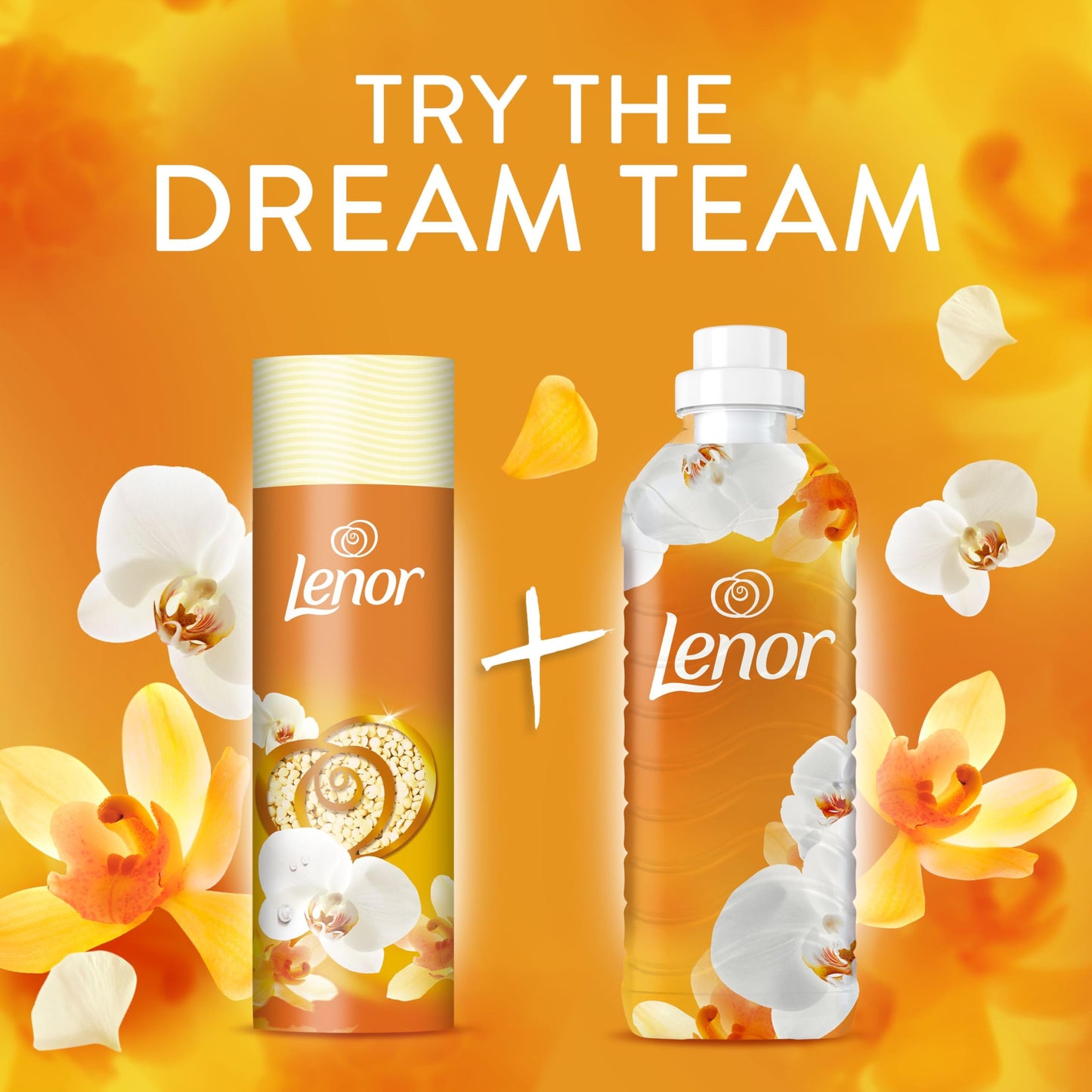Lenor Laundry Perfume Scent Booster 495g, Gold Orchid, Non-Stop Freshness Up to 12 Weeks in Storage, Granules
