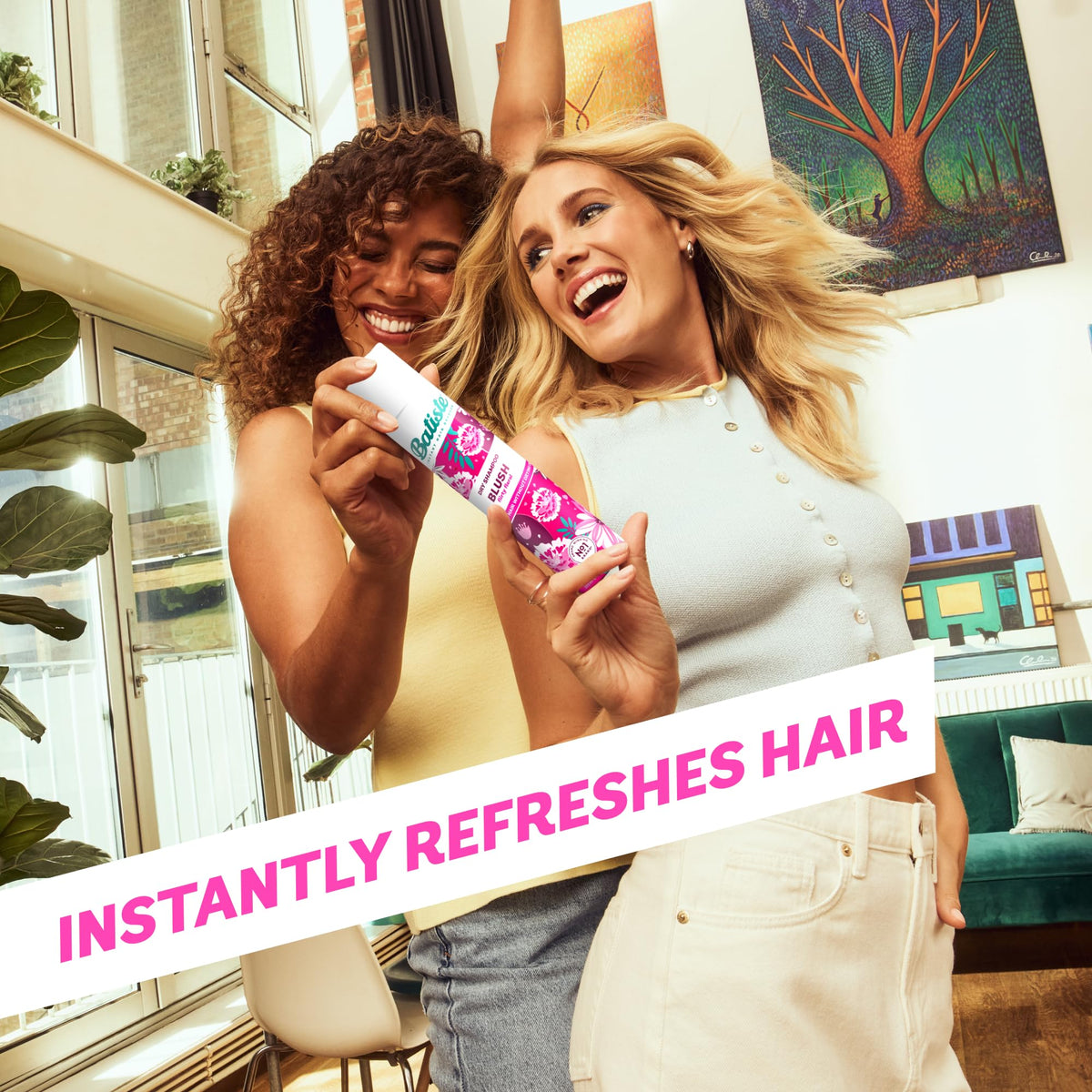 Batiste Blush Dry Shampoo, Floral Fragrance, 200ml