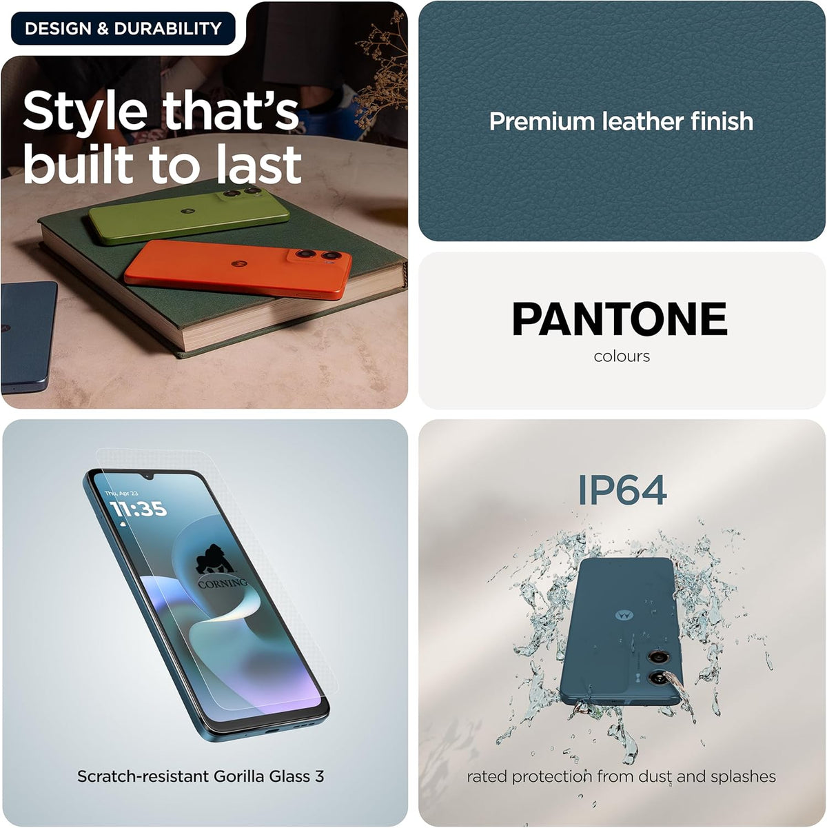 Motorola moto g06, PANTONE Tapestry, 6.88" HD+ Display, 50MP Camera, 12GB RAM Boost, 5200mAh Battery, Android 15, Dolby Atmos® with Co2 offset