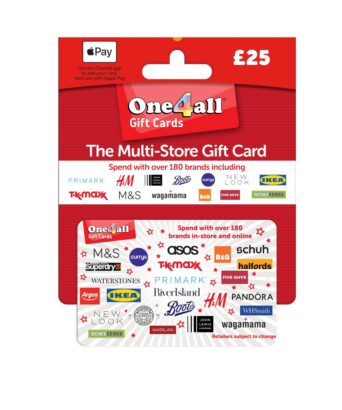 One4all UK Redemption Only Physical Gift Card Delivered by Post - £30