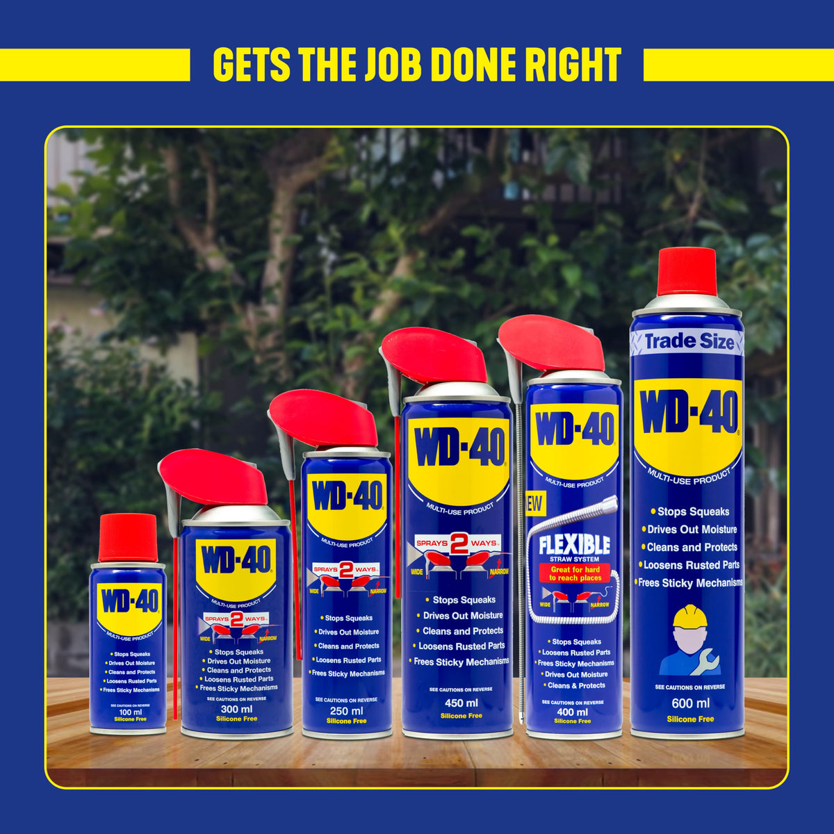 WD-40 Multi-Use Product Lubricant Spray, Smart Straw, Hinges & Locks, 450ml