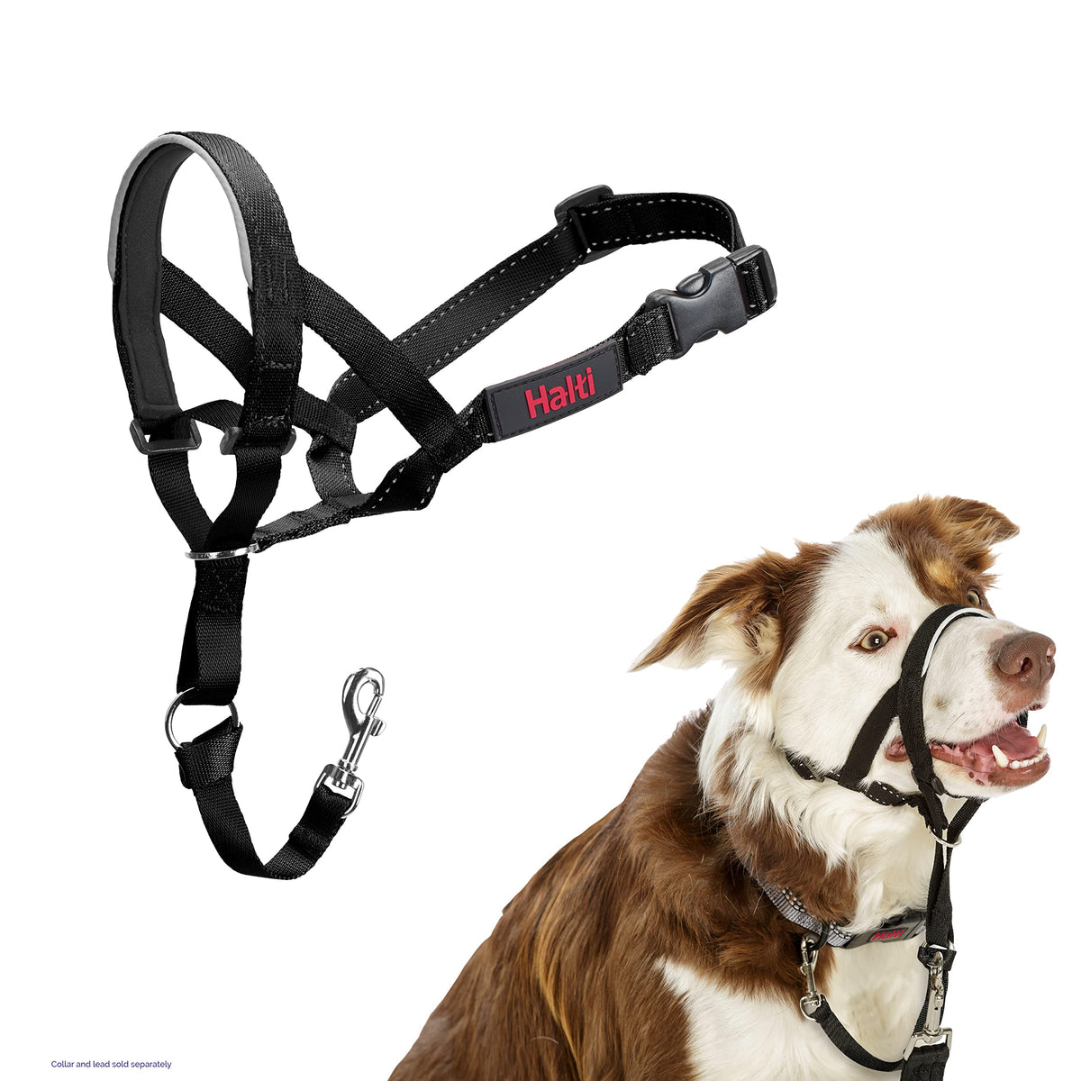 Halti Headcollar for Dogs | Size 3, Black