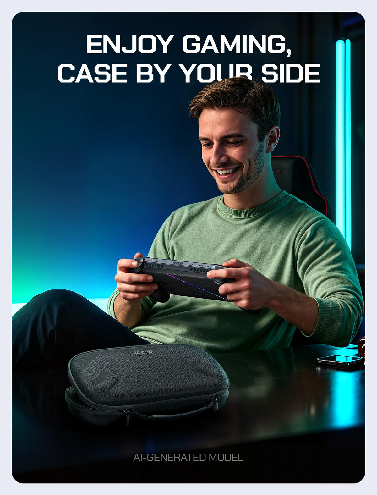 JSAUX Carrying Case for ROG Xbox Ally/Ally X, All-in-One Accessories Bundle