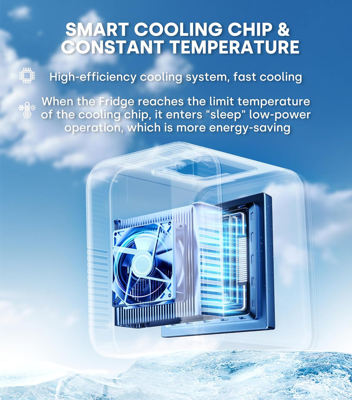 Enventor Mini Fridge 4 Litre/ 6 Can, Portable Cooler and Warmer, AC+12V DC