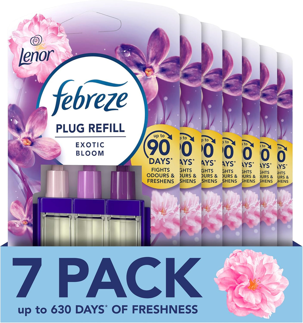 Febreze 3Volution Air Freshener Plug-in Refill Exotic Bloom 7x20ML