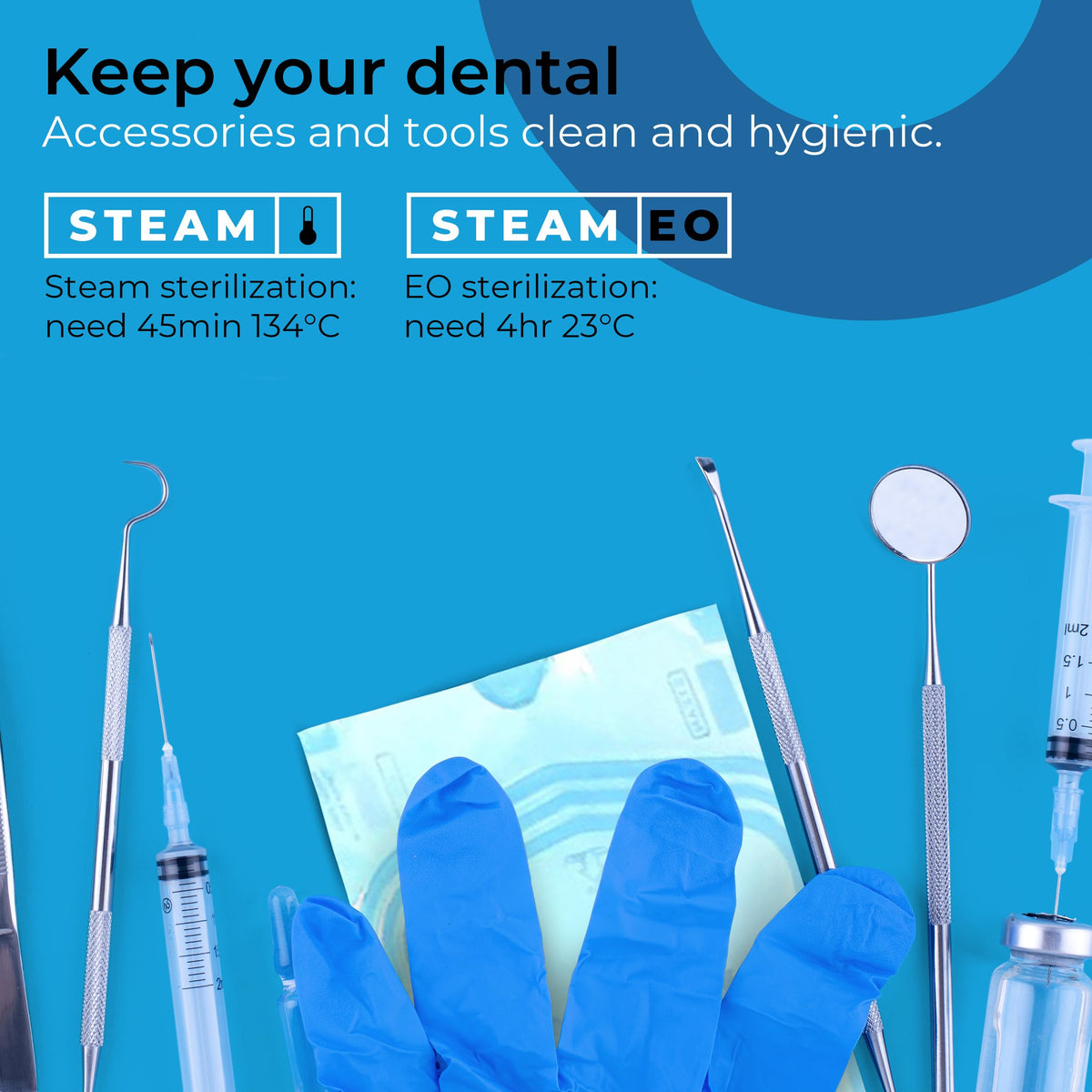 Self Sterilisation Pouches - 57x130mm (Pack Of 200)
