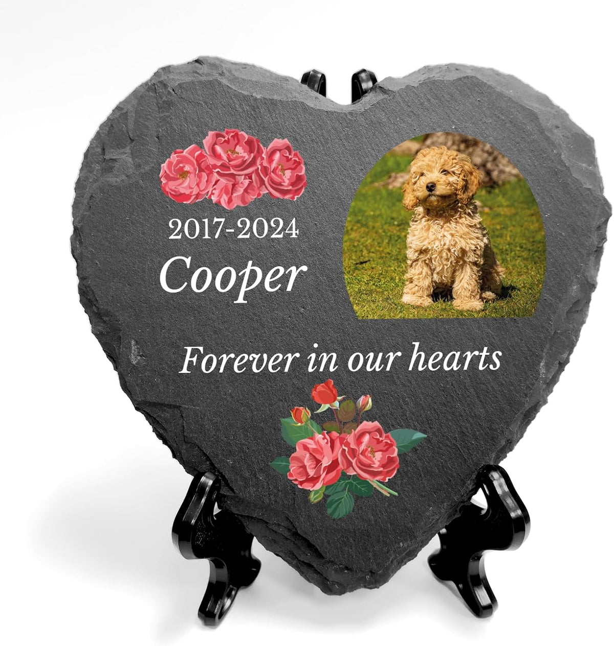 You Personalise UV Printed Photo Memorial Grave Marker Personalised Photo