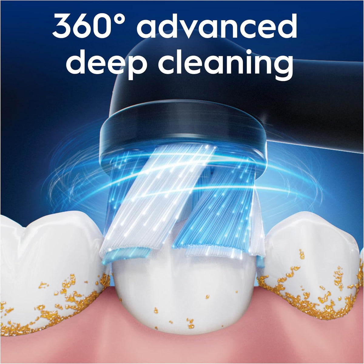 Oral-B iO Series Ultimate Clean Electric Toothbrush Heads, 4 Count, Black