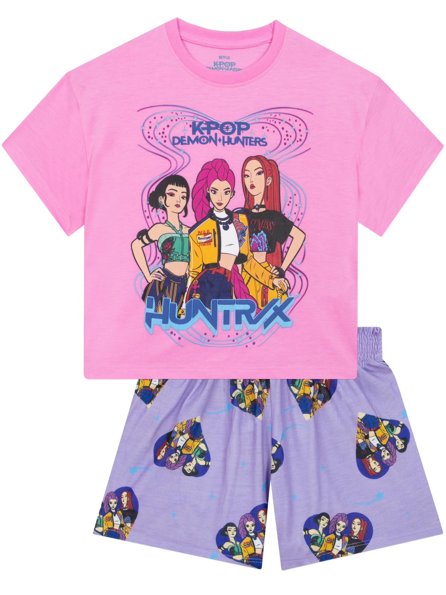 KPop Demon Hunters Pyjamas, Rumi, Zoey & Mira Girls Pjs Set, K-Pop Pyjamas, Ages 5 To 13 Years