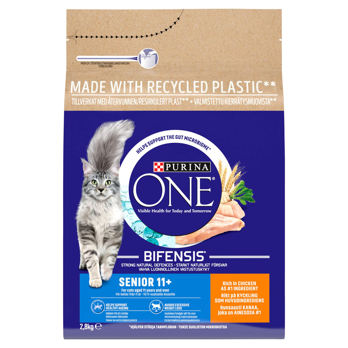 PURINA ONE Bifensis Adult Dry Cat Food Chicken 7.5kg Pack