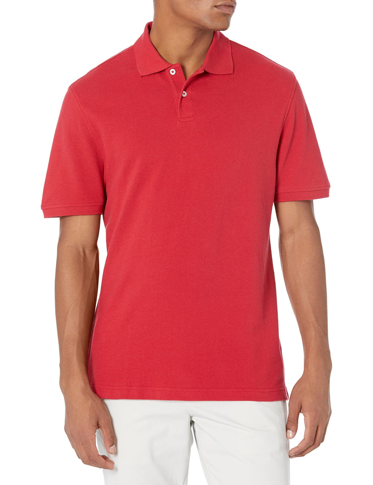 Amazon Essentials Men's Slim-Fit Cotton Pique Polo Shirt (Limited Edition Colors)