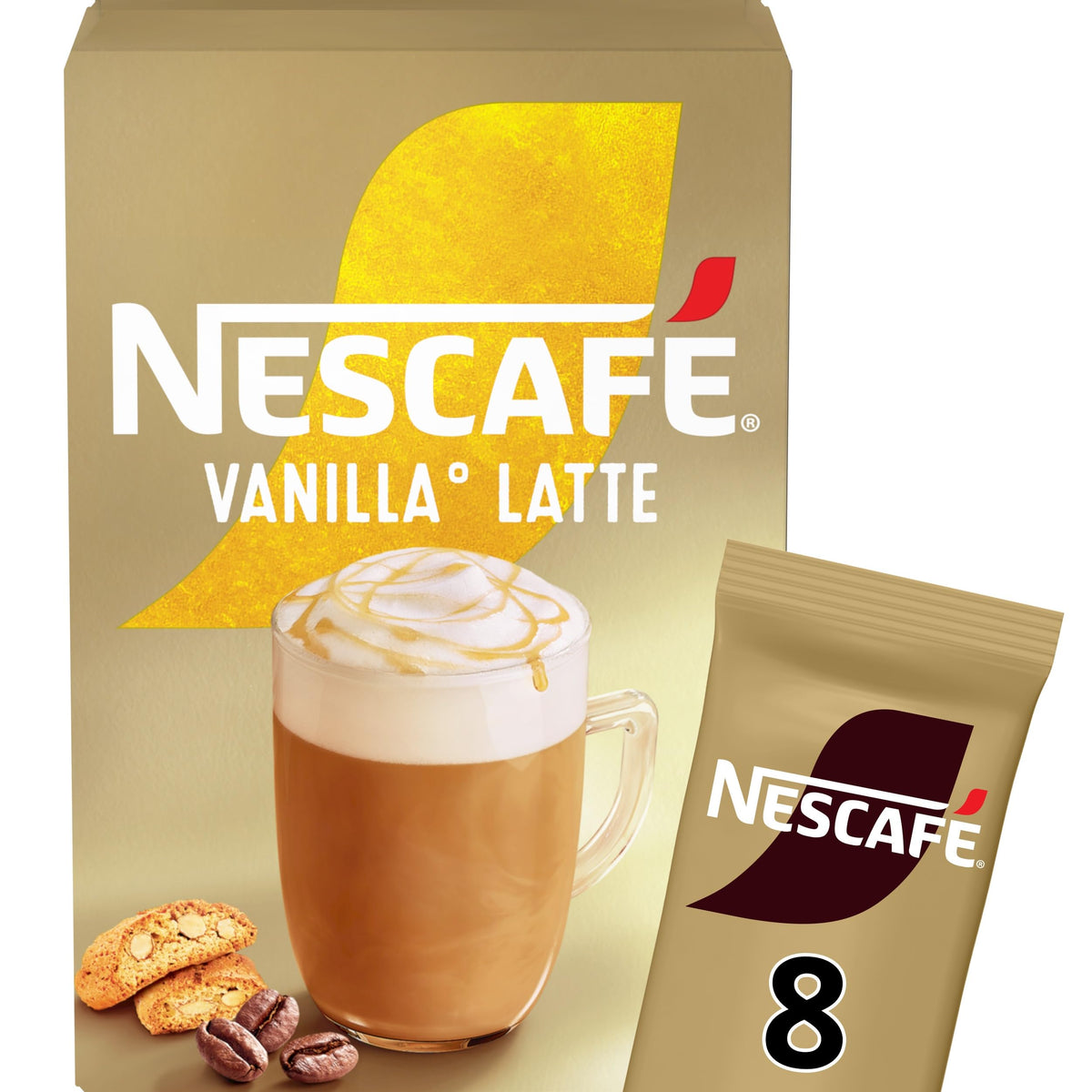 NESCAFÉ Latte Instant Coffee Sachets - 72 x 18g