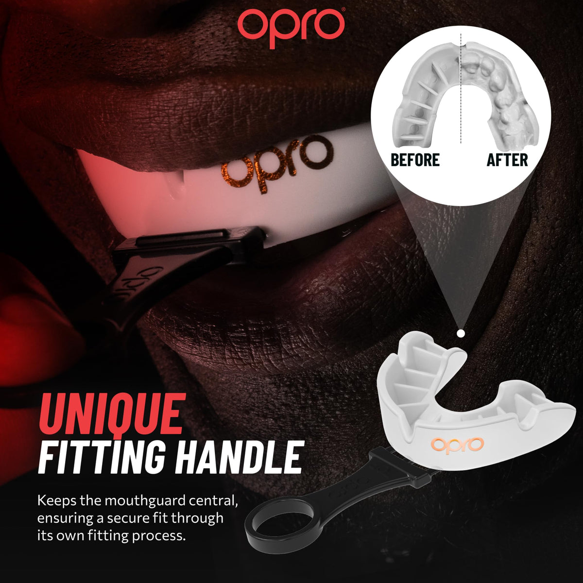 OPRO Bronze Level Mouthguard Essential Fit – Gum Shield Adult and Kids – OPRO Mouth Guard Boxing and MMA, Easy Self-Fit Gum Shield Rugby and Hockey – Enhanced Protection with Dental Warranty